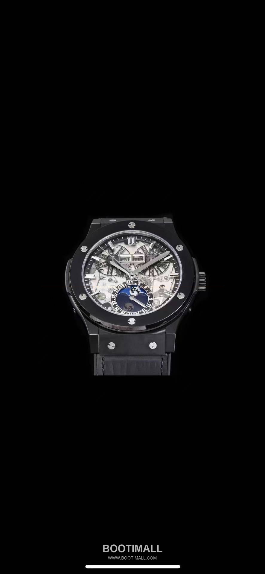 위블로 클래식 퓨전 스켈레톤 문페이즈 멀티캘린더 오토매틱 Hublot Classic Fusion Skeleton Moonphase Multicalendar Automatic 517.CX0170.LR 3