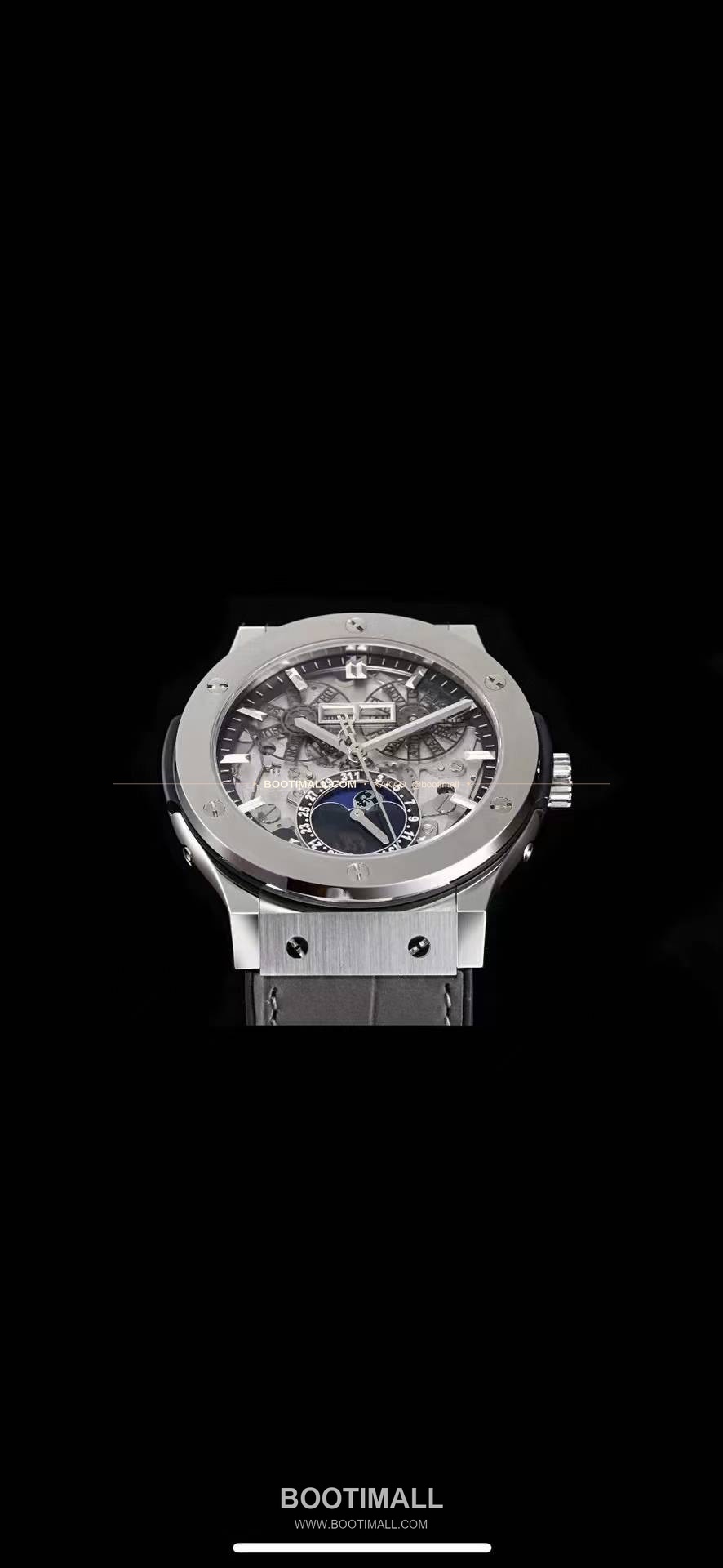 위블로 클래식 퓨전 스켈레톤 문페이즈 멀티캘린더 오토매틱 Hublot Classic Fusion Skeleton Moonphase Multicalendar Automatic 517.CX0170.LR 3