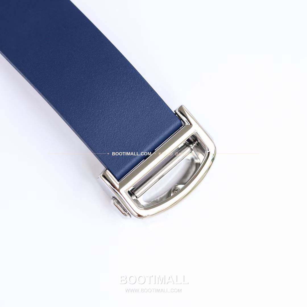 까르띠에 산토스 스틸 블루베젤 러버스트랩 오토매틱 Cartier Santos Steel Blue Bezel Rubber Strap Automatic 39.8mm 9