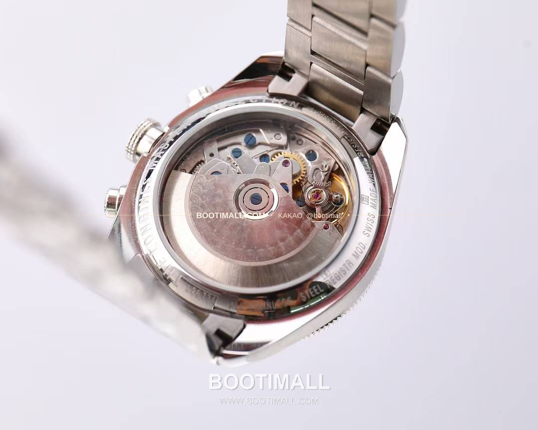 론진 헤리티지 스포츠 크로노그래프 스틸 블랙다이얼 오토매틱 Longines Heritage Sport Chronograph Steel Black Dial Automatic 42mm 6