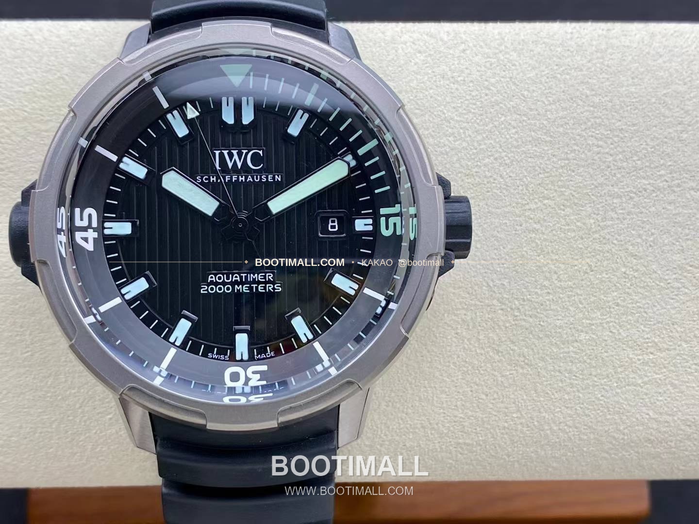 IWC 아쿠아타이머 딥 투 씨 티타늄 블랙다이얼 오토매틱 IWC Aquatimer Deep Two Titanium Black Dial Automatic 46mm 3