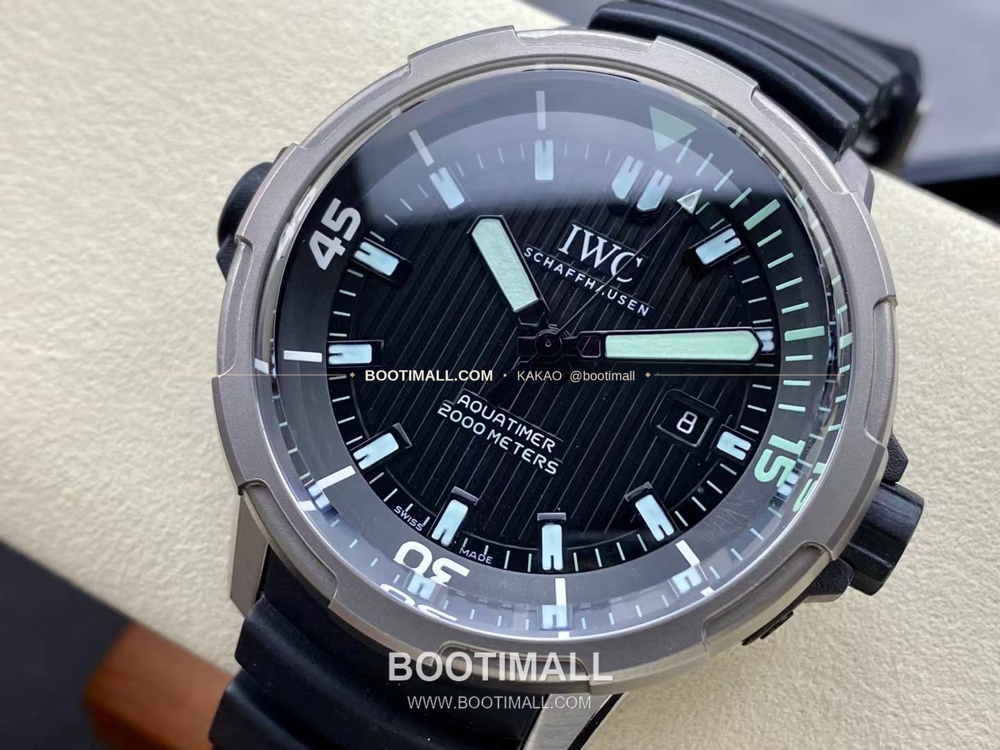 IWC 아쿠아타이머 딥 투 씨 티타늄 블랙다이얼 오토매틱 IWC Aquatimer Deep Two Titanium Black Dial Automatic 46mm 5