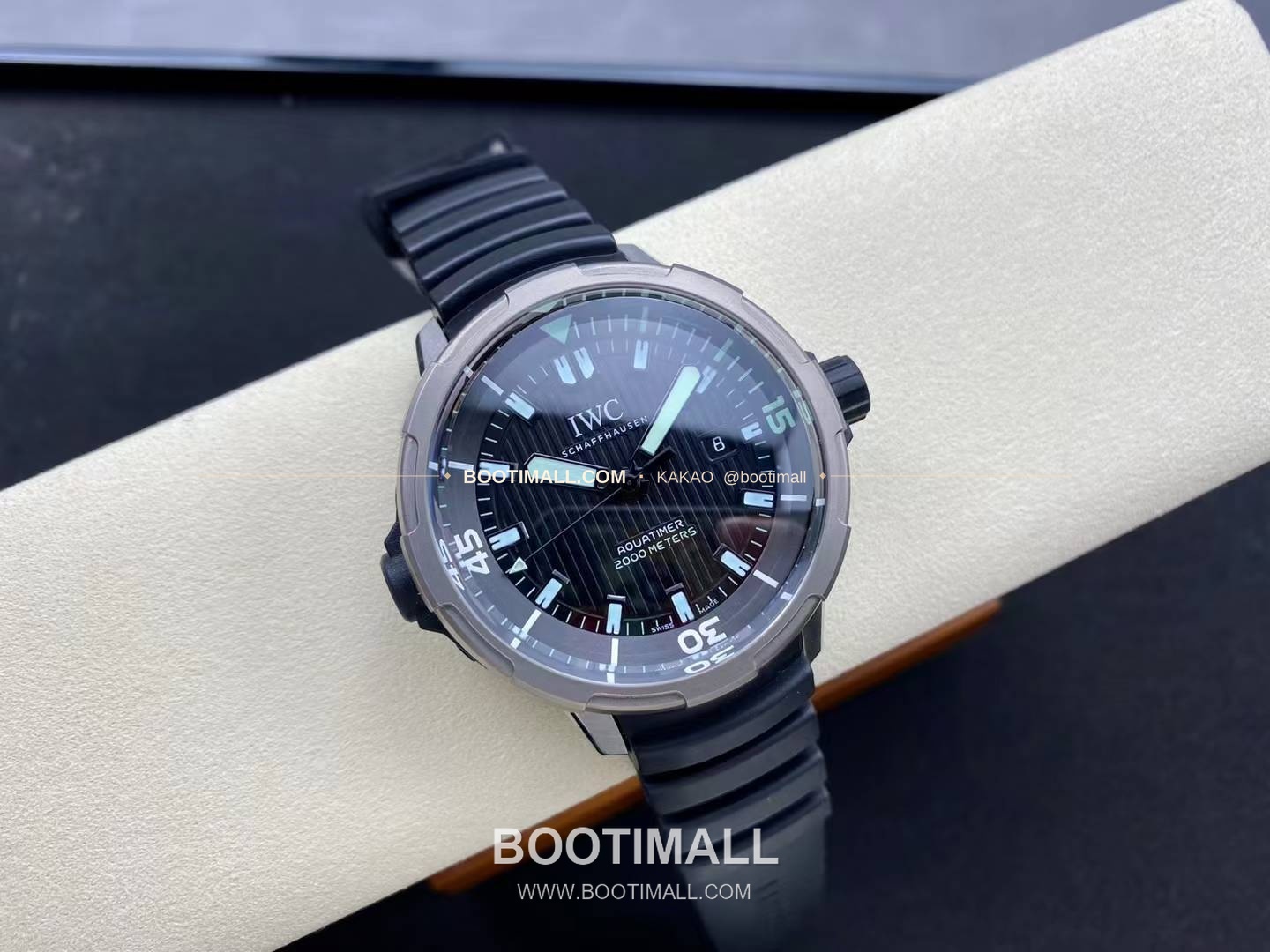 IWC 아쿠아타이머 딥 투 씨 티타늄 블랙다이얼 오토매틱 IWC Aquatimer Deep Two Titanium Black Dial Automatic 46mm 6