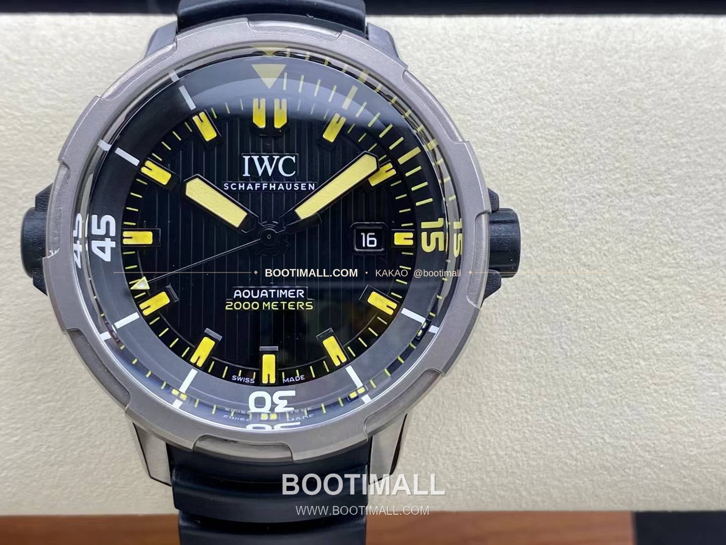 IWC 아쿠아타이머 딥 투 씨 티타늄 블랙다이얼 오토매틱 IWC Aquatimer Deep Two Titanium Black Dial Automatic 46mm 3