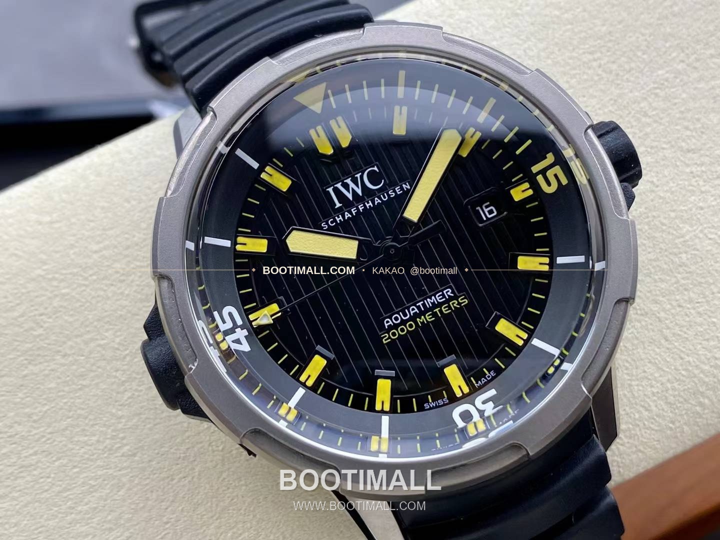 IWC 아쿠아타이머 딥 투 씨 티타늄 블랙다이얼 오토매틱 IWC Aquatimer Deep Two Titanium Black Dial Automatic 46mm 4