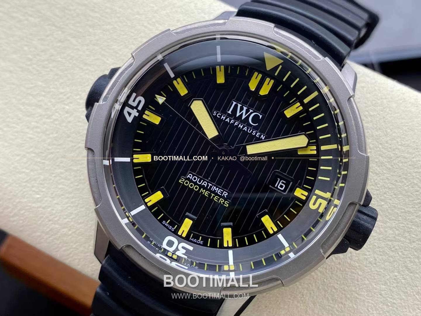 IWC 아쿠아타이머 딥 투 씨 티타늄 블랙다이얼 오토매틱 IWC Aquatimer Deep Two Titanium Black Dial Automatic 46mm 5