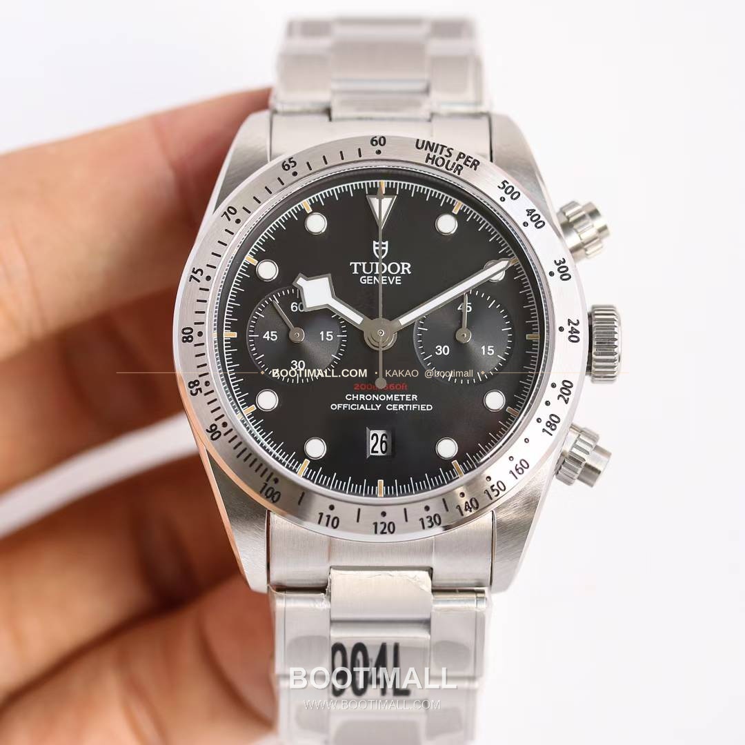 튜더 블랙베이 크로노 스틸 골드 블랙다이얼 크로노그래프 오토매틱 Tudor Black Bay Chrono Steel Gold Black Dial Chronograph Automatic M79363N 41mm 1