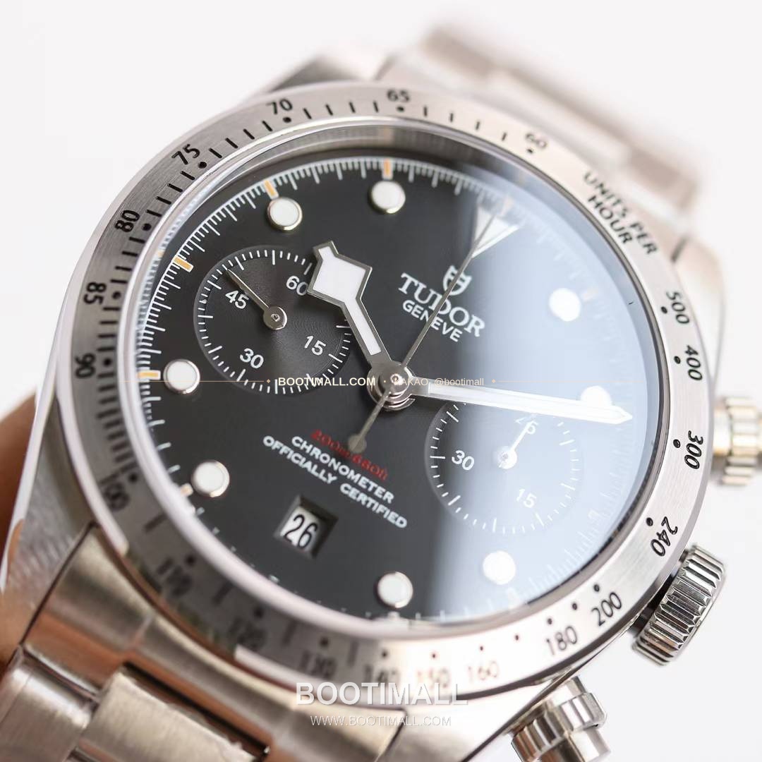 튜더 블랙베이 크로노 스틸 골드 블랙다이얼 크로노그래프 오토매틱 Tudor Black Bay Chrono Steel Gold Black Dial Chronograph Automatic M79363N 41mm 5