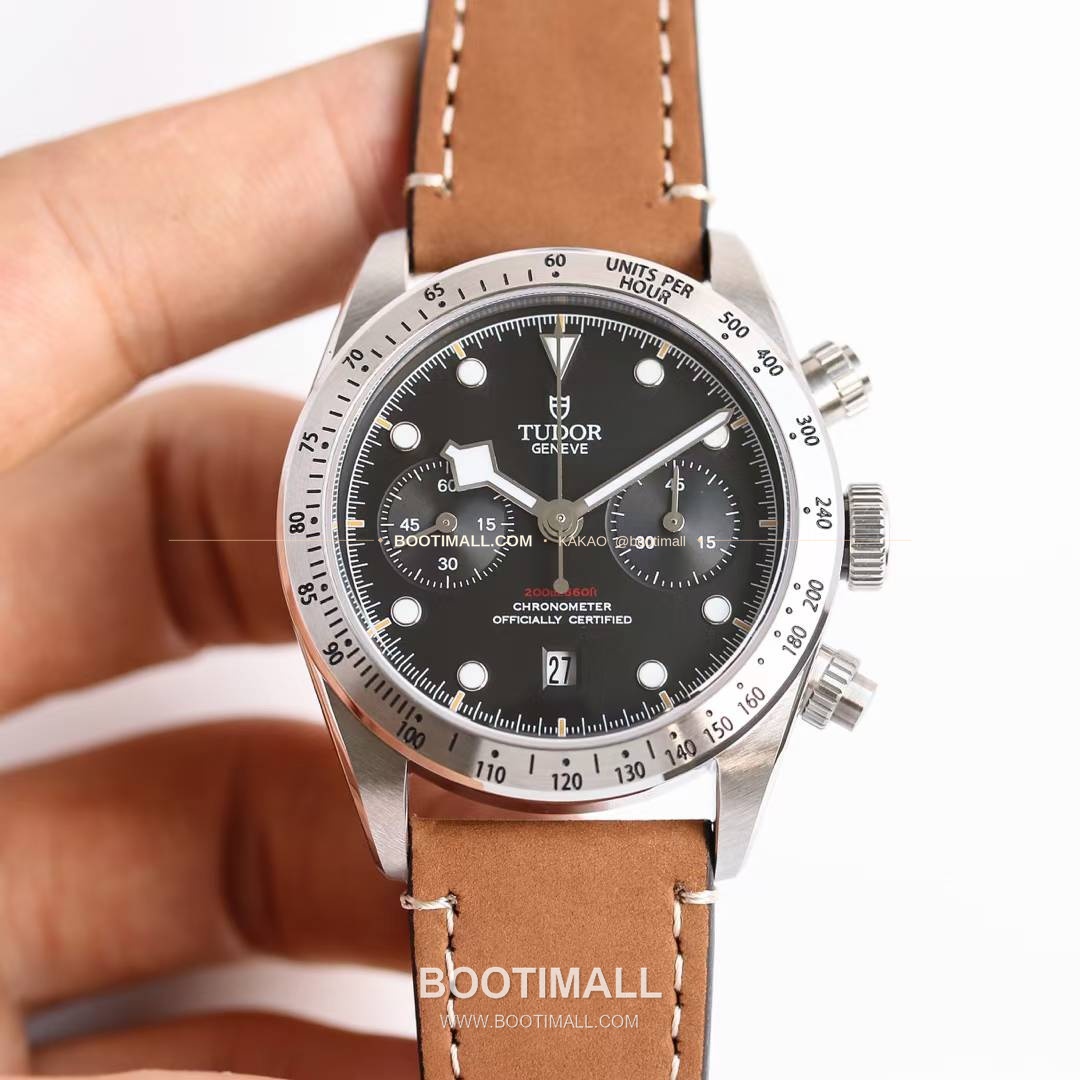 튜더 블랙베이 크로노 스틸 골드 블랙다이얼 크로노그래프 오토매틱 Tudor Black Bay Chrono Steel Gold Black Dial Chronograph Automatic M79363N 41mm 1