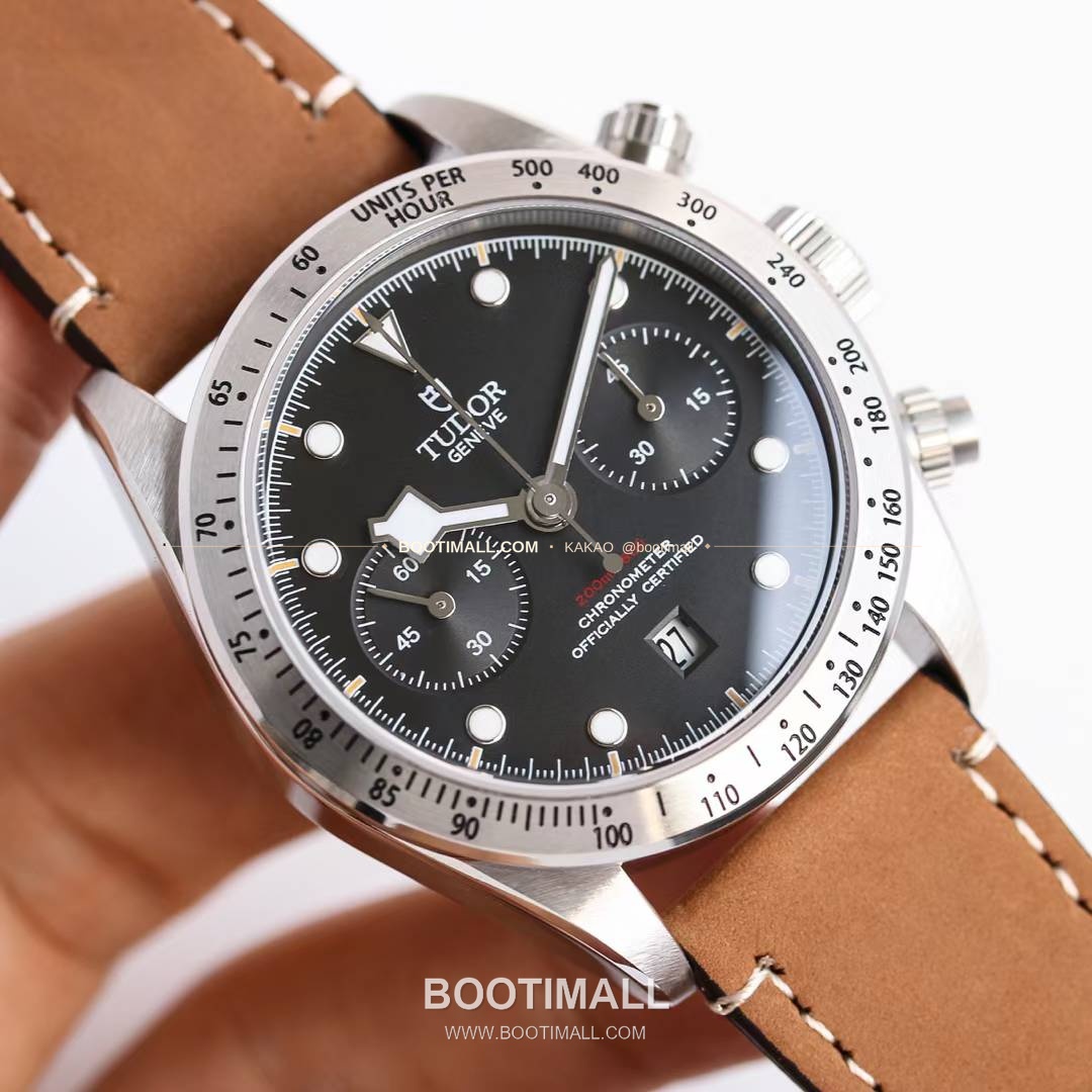 튜더 블랙베이 크로노 스틸 골드 블랙다이얼 크로노그래프 오토매틱 Tudor Black Bay Chrono Steel Gold Black Dial Chronograph Automatic M79363N 41mm 2