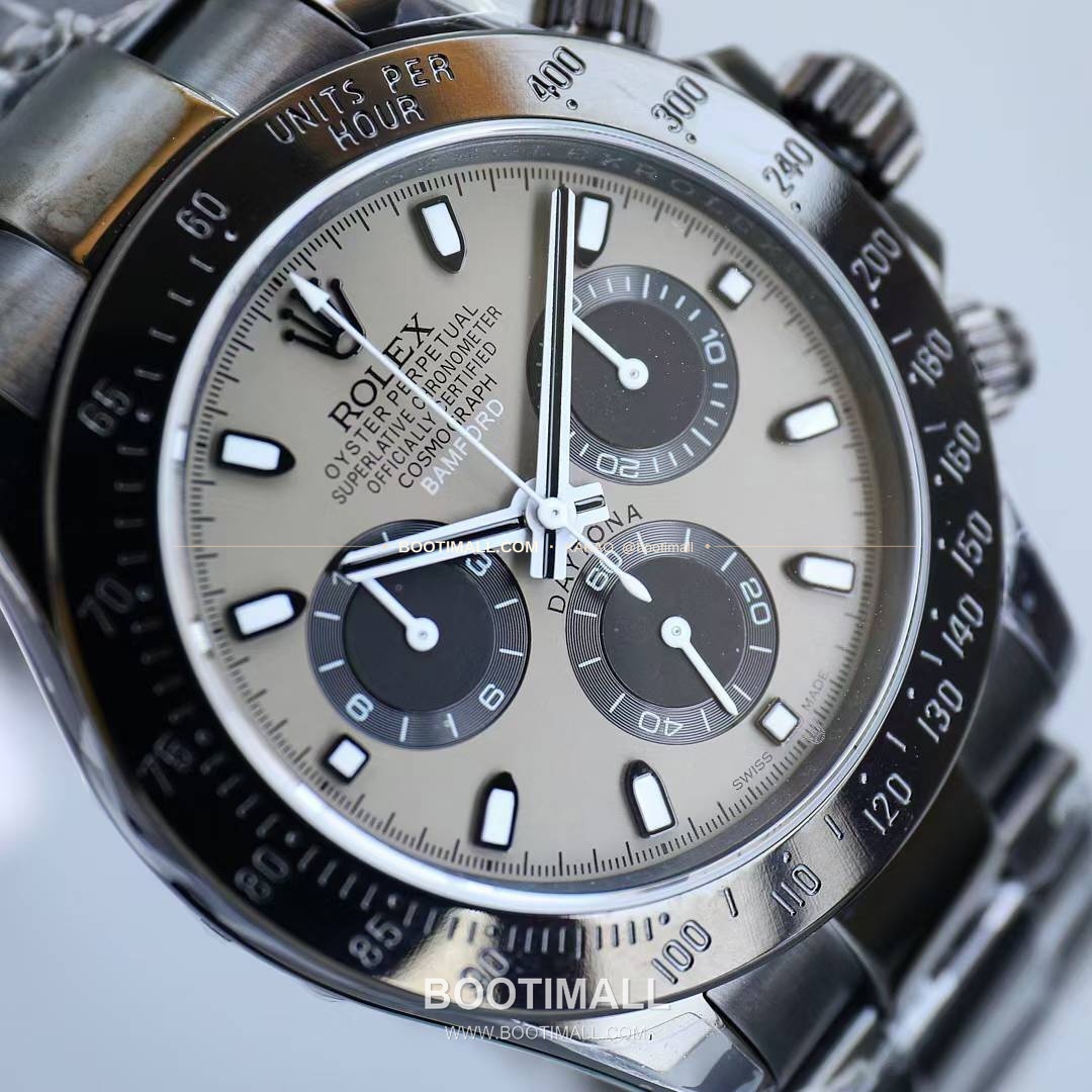 롤렉스 데이토나 904L스틸 올블랙 PVD 크로노그래프 오토매틱 Rolex Daytona 904L Steel All Black PVD Chronograph Automatic 40mm 5