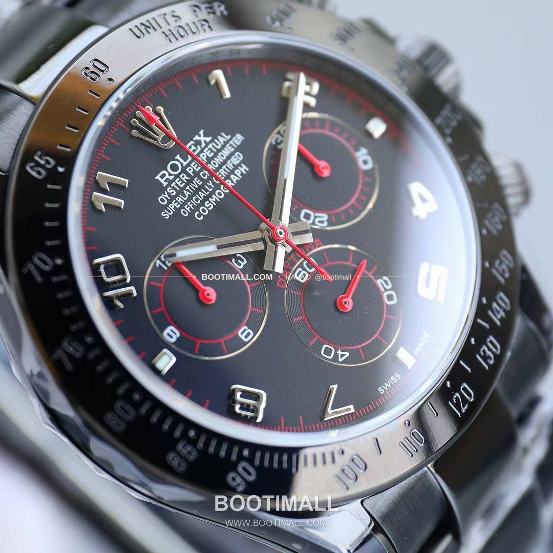 롤렉스 데이토나 904L스틸 올블랙 PVD 크로노그래프 오토매틱 Rolex Daytona 904L Steel All Black PVD Chronograph Automatic 40mm 7