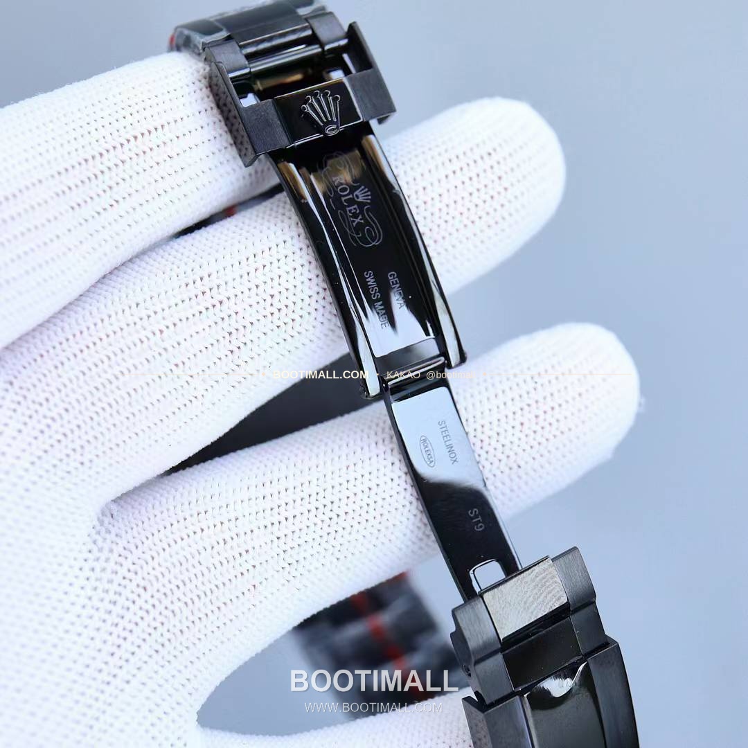 롤렉스 데이토나 904L스틸 올블랙 PVD 크로노그래프 오토매틱 Rolex Daytona 904L Steel All Black PVD Chronograph Automatic 40mm 9