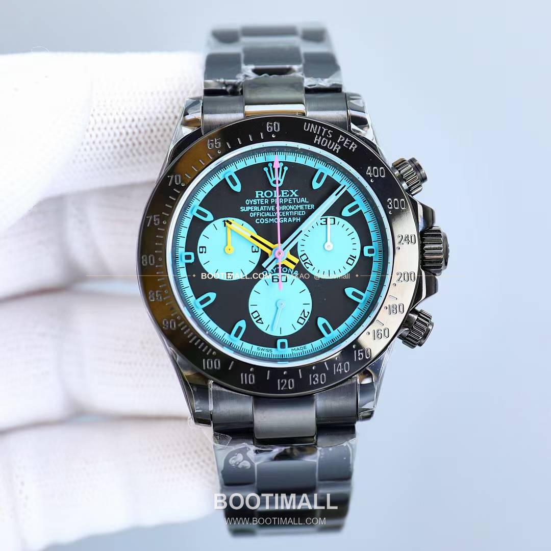 롤렉스 데이토나 904L스틸 올블랙 PVD 크로노그래프 오토매틱 Rolex Daytona 904L Steel All Black PVD Chronograph Automatic 40mm 2