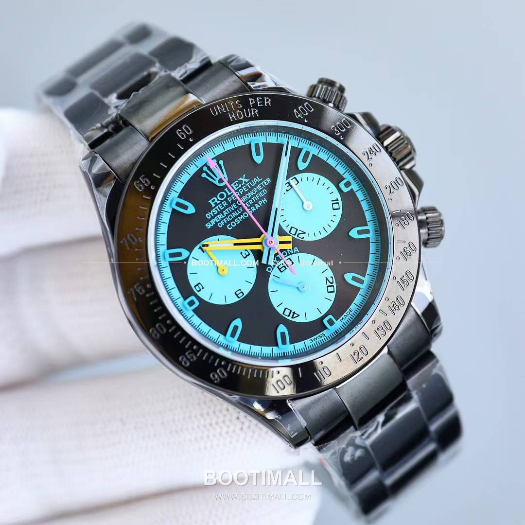 롤렉스 데이토나 904L스틸 올블랙 PVD 크로노그래프 오토매틱 Rolex Daytona 904L Steel All Black PVD Chronograph Automatic 40mm 3