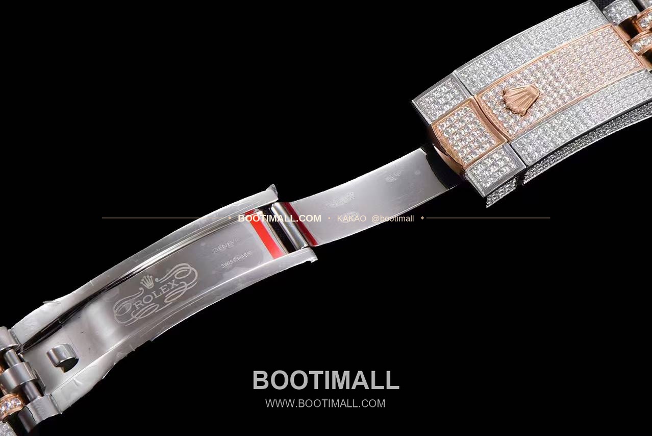 롤렉스 데이트저스트 904L스틸 풀다이아 아이스아웃 오토매틱 Rolex Datejust 904L Steel Full Diamond Iced Out Automatic 41mm 8