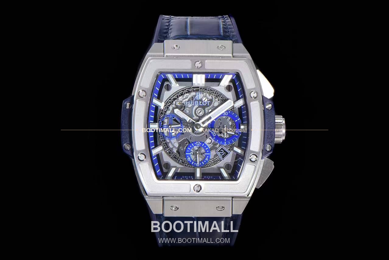 위블로 스피릿 오브 빅뱅 화이트 토노형 스켈레톤 크로노그래프 오토매틱 Hublot Spirit of Big Bang White Tonneau Skeleton Chronograph Automatic 45mm 1