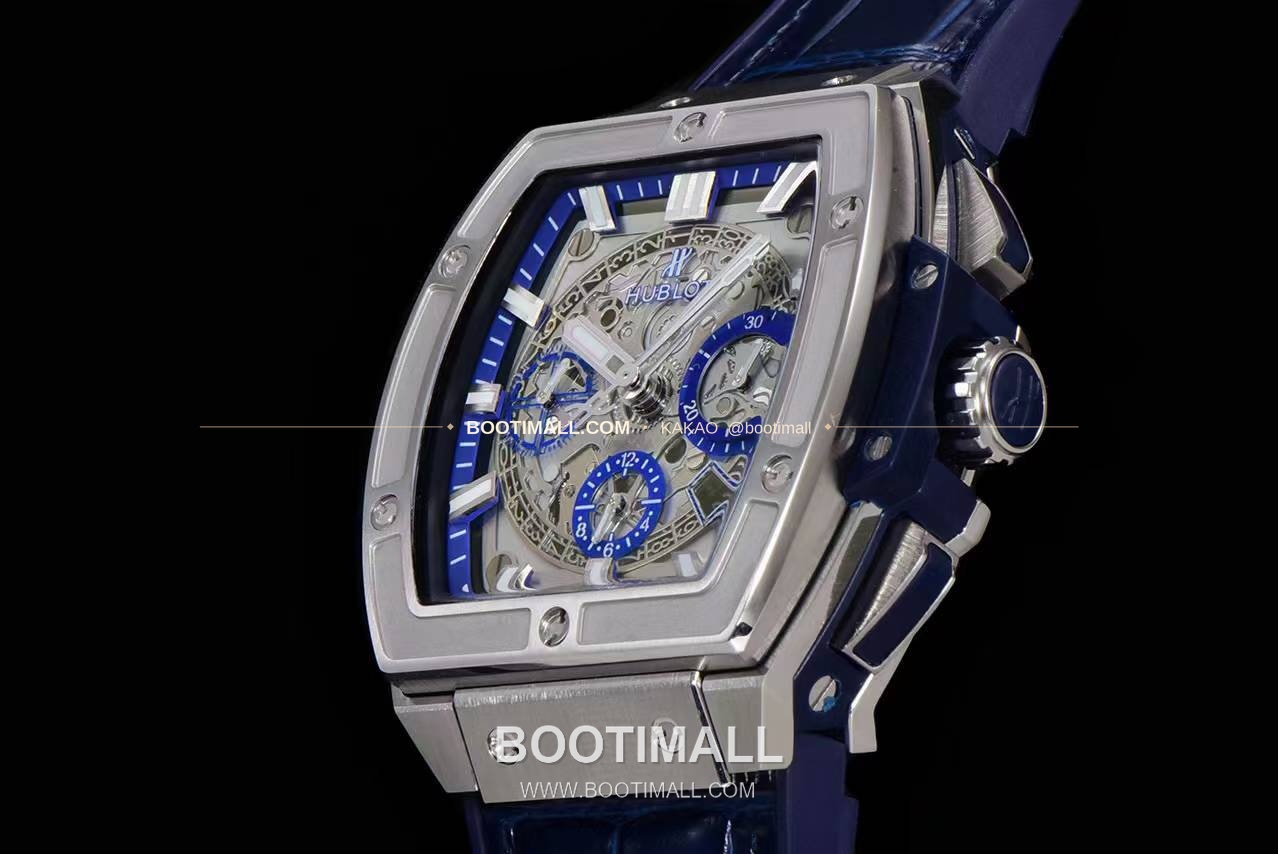 위블로 스피릿 오브 빅뱅 화이트 토노형 스켈레톤 크로노그래프 오토매틱 Hublot Spirit of Big Bang White Tonneau Skeleton Chronograph Automatic 45mm 6