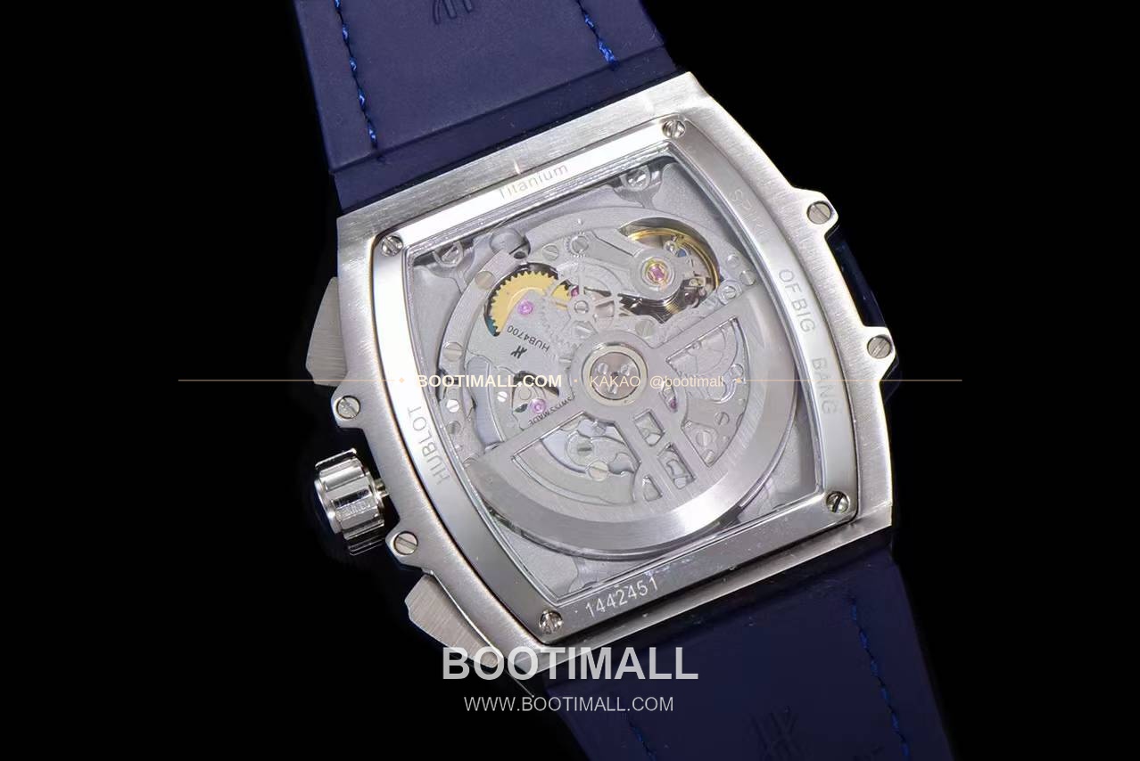 위블로 스피릿 오브 빅뱅 화이트 토노형 스켈레톤 크로노그래프 오토매틱 Hublot Spirit of Big Bang White Tonneau Skeleton Chronograph Automatic 45mm 9