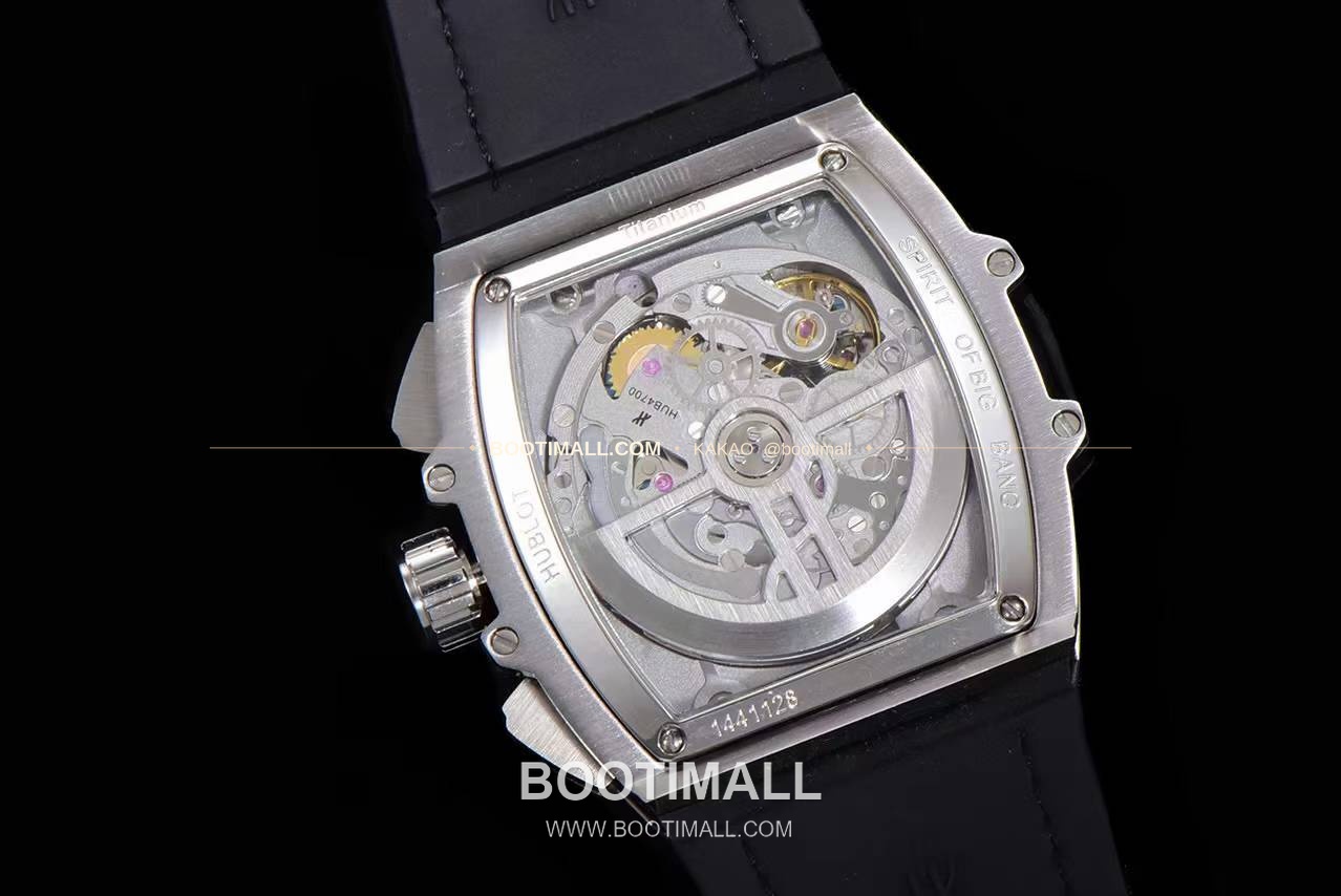 위블로 스피릿 오브 빅뱅 화이트 토노형 스켈레톤 크로노그래프 오토매틱 Hublot Spirit of Big Bang White Tonneau Skeleton Chronograph Automatic 45mm 9