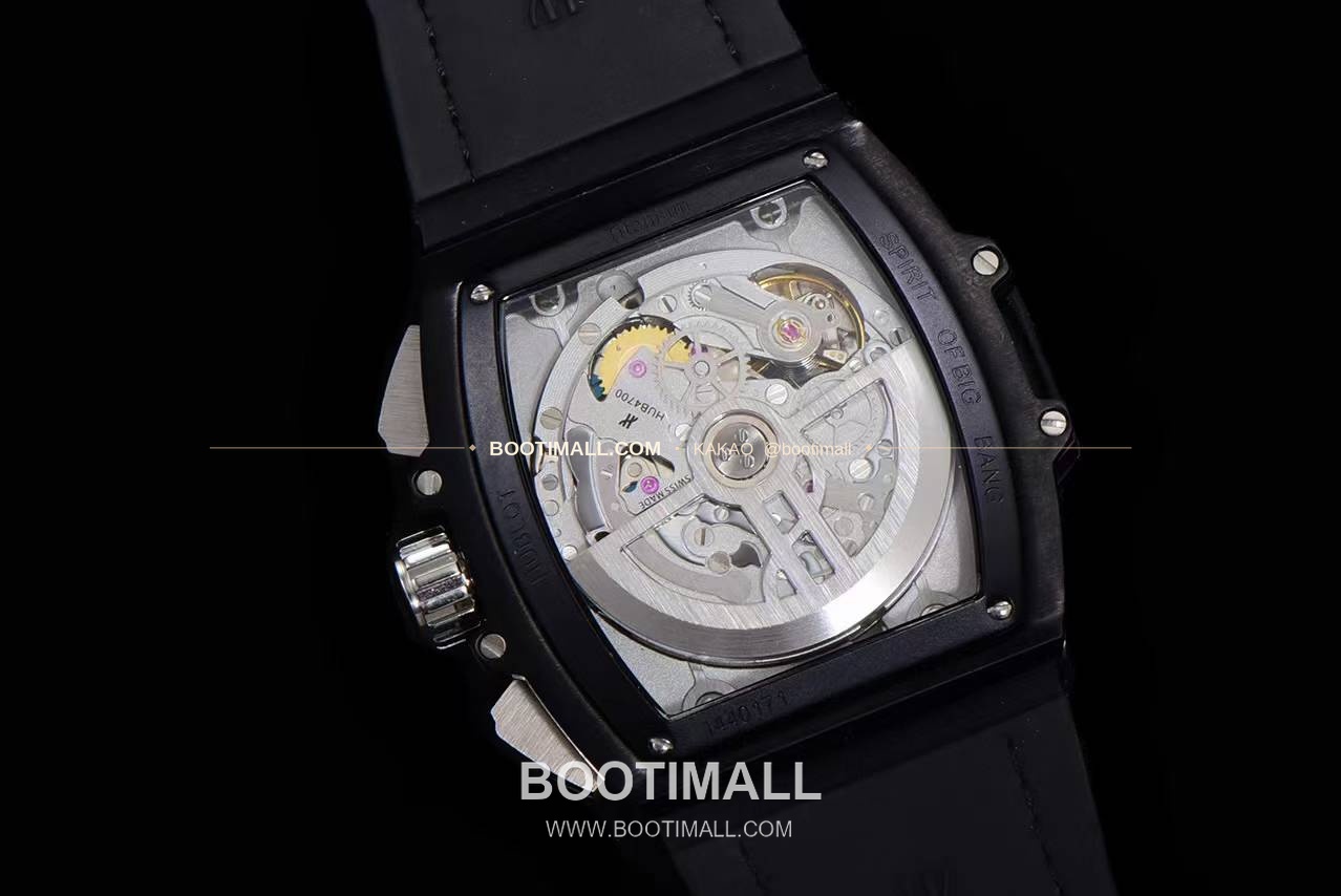 위블로 스피릿 오브 빅뱅 화이트 토노형 스켈레톤 크로노그래프 오토매틱 Hublot Spirit of Big Bang White Tonneau Skeleton Chronograph Automatic 45mm 9