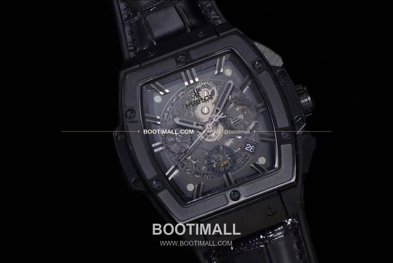 위블로 스피릿 오브 빅뱅 화이트 토노형 스켈레톤 크로노그래프 오토매틱 Hublot Spirit of Big Bang White Tonneau Skeleton Chronograph Automatic 45mm 2