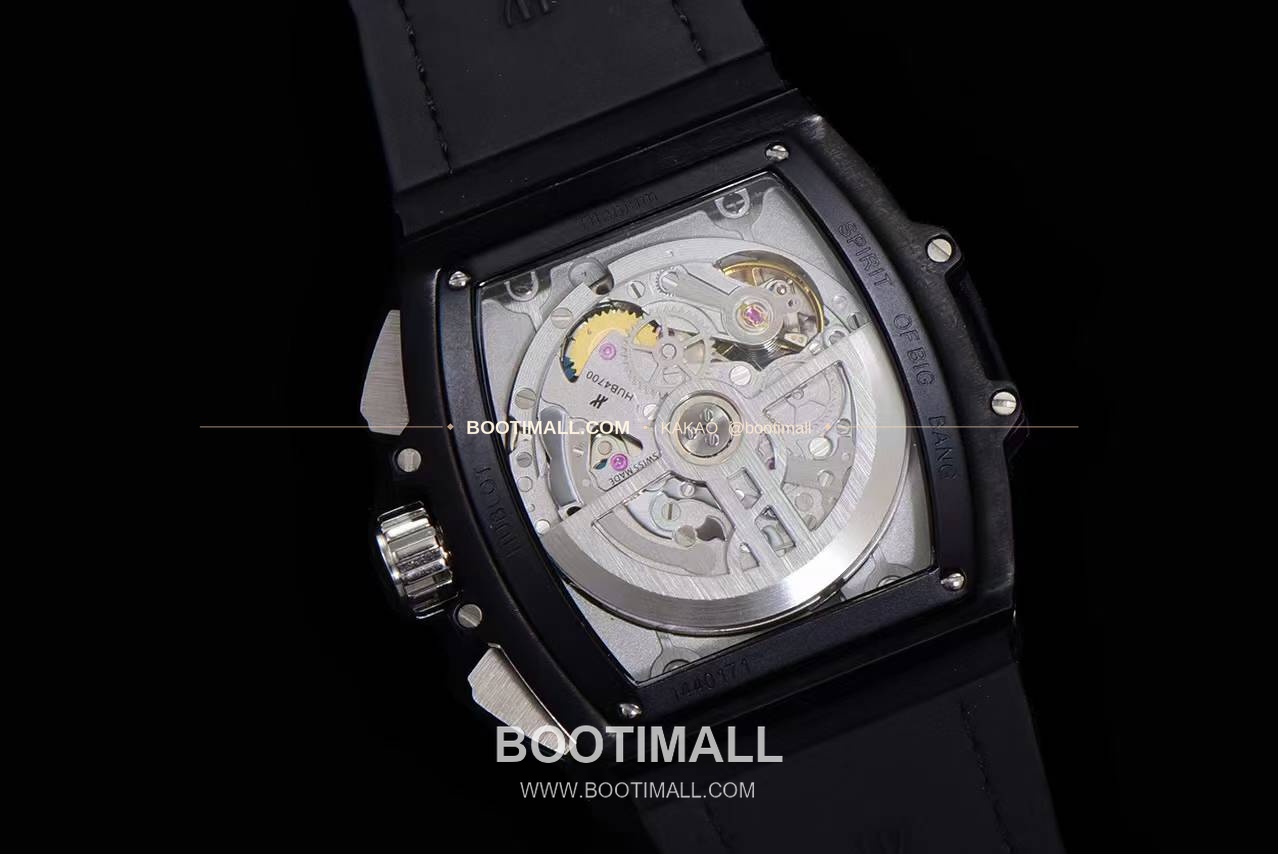 위블로 스피릿 오브 빅뱅 화이트 토노형 스켈레톤 크로노그래프 오토매틱 Hublot Spirit of Big Bang White Tonneau Skeleton Chronograph Automatic 45mm 7