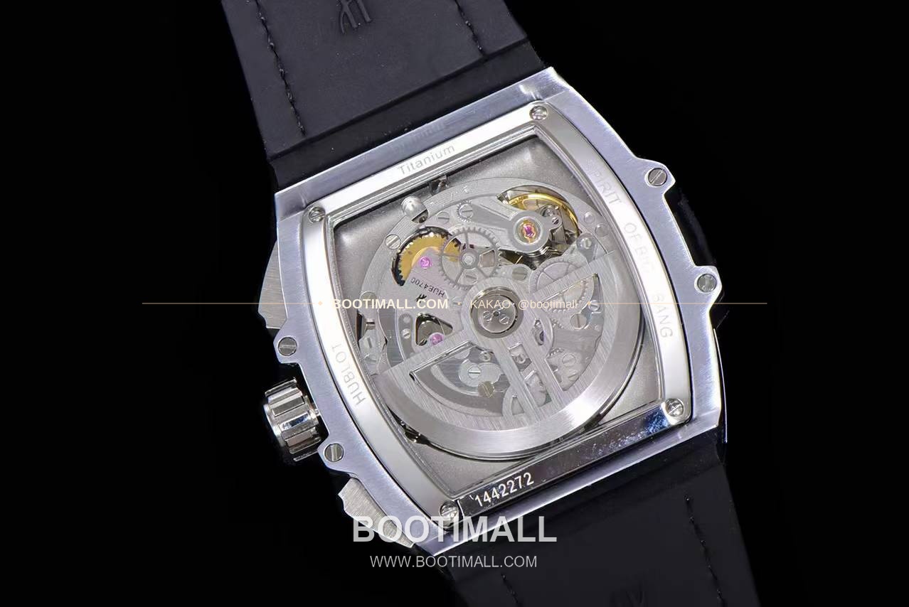 위블로 스피릿 오브 빅뱅 화이트 토노형 스켈레톤 크로노그래프 오토매틱 Hublot Spirit of Big Bang White Tonneau Skeleton Chronograph Automatic 45mm 8