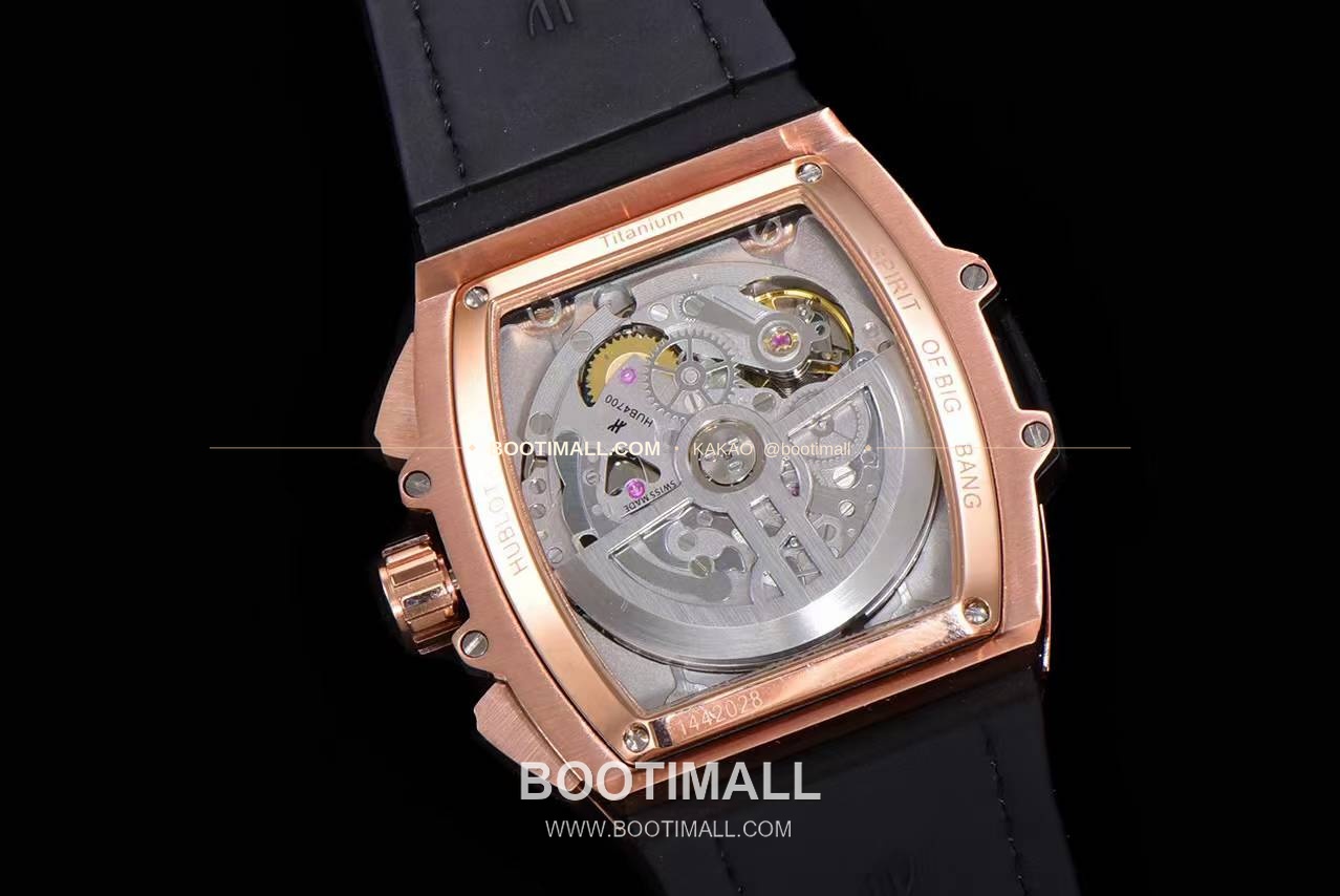 위블로 스피릿 오브 빅뱅 화이트 토노형 스켈레톤 크로노그래프 오토매틱 Hublot Spirit of Big Bang White Tonneau Skeleton Chronograph Automatic 45mm 7