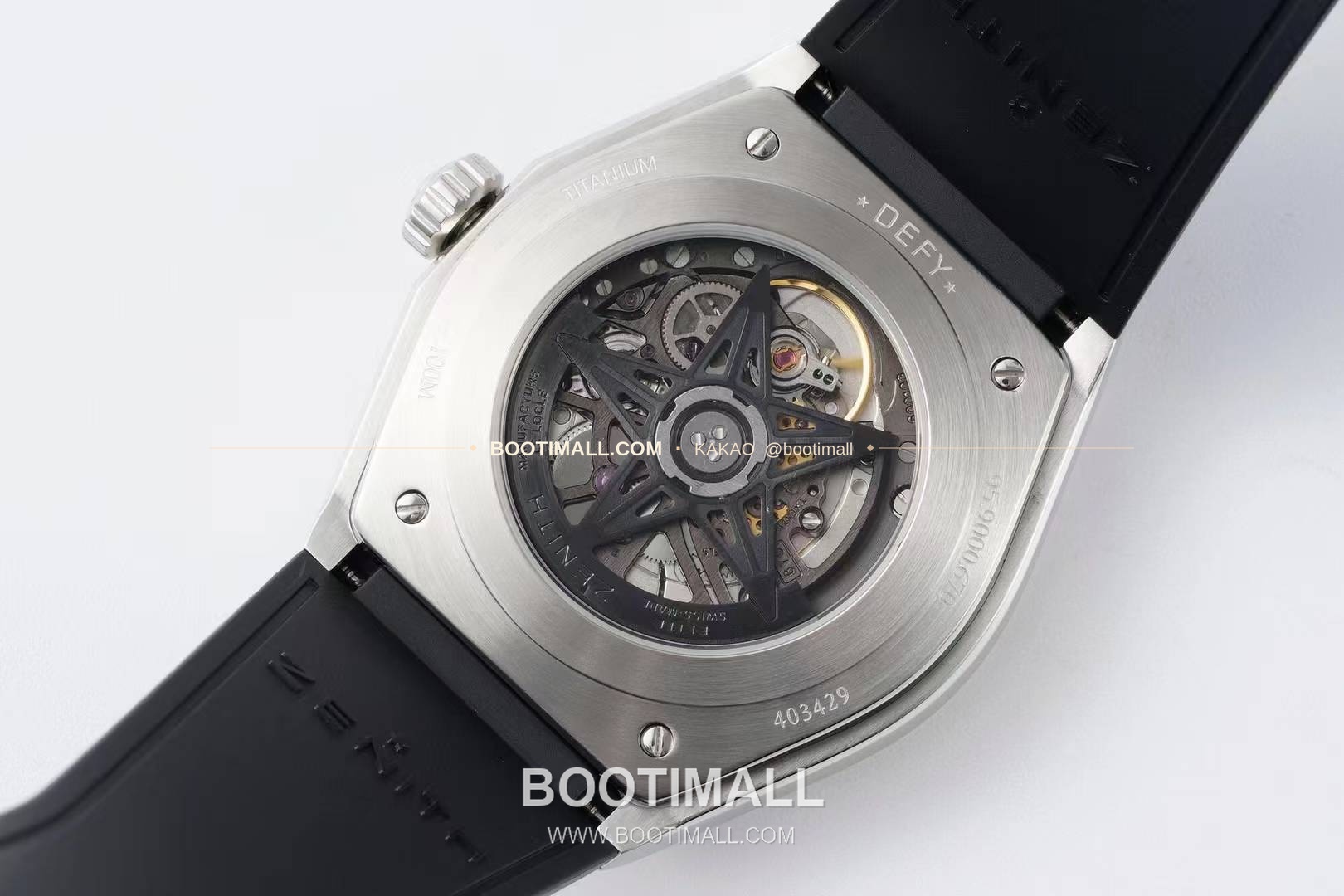 제니스 디파이 스켈레톤 스틸 스타다이얼 오토매틱 Zenith Defy Skeleton Steel Star Dial Automatic 41mm 8