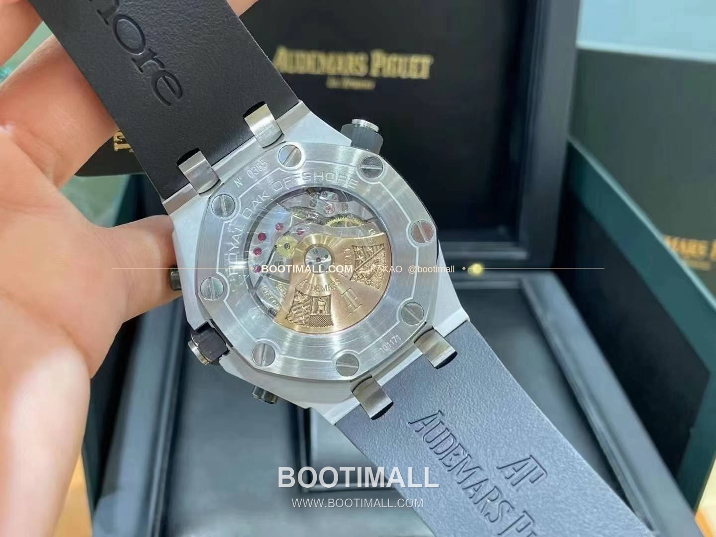 오데마피게 로열오크 오프쇼어 크로노그래프 스틸 블랙다이얼 오토매틱 Audemars Piguet Royal Oak Offshore Chronograph Steel Black Dial Automatic 26703 42mm 6