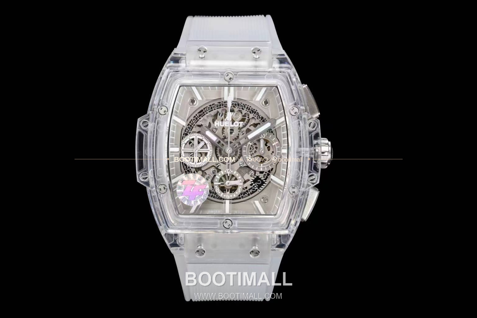 위블로 스피릿 오브 빅뱅 올클리어 스켈레톤 크로노그래프 오토매틱 Hublot Spirit of Big Bang All Clear Skeleton Chronograph Automatic 641.JX.0120.RT 42mm 2