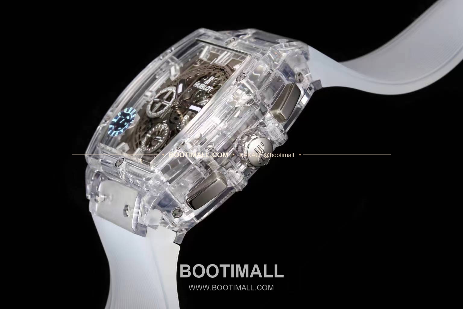 위블로 스피릿 오브 빅뱅 올클리어 스켈레톤 크로노그래프 오토매틱 Hublot Spirit of Big Bang All Clear Skeleton Chronograph Automatic 641.JX.0120.RT 42mm 5