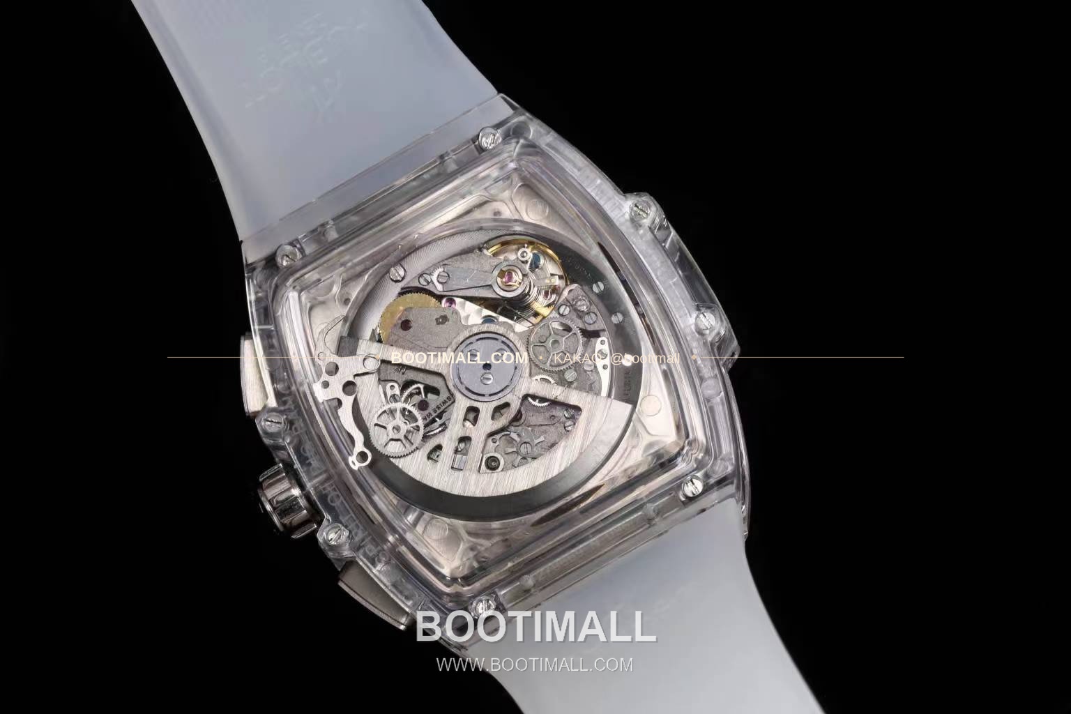 위블로 스피릿 오브 빅뱅 올클리어 스켈레톤 크로노그래프 오토매틱 Hublot Spirit of Big Bang All Clear Skeleton Chronograph Automatic 641.JX.0120.RT 42mm 9