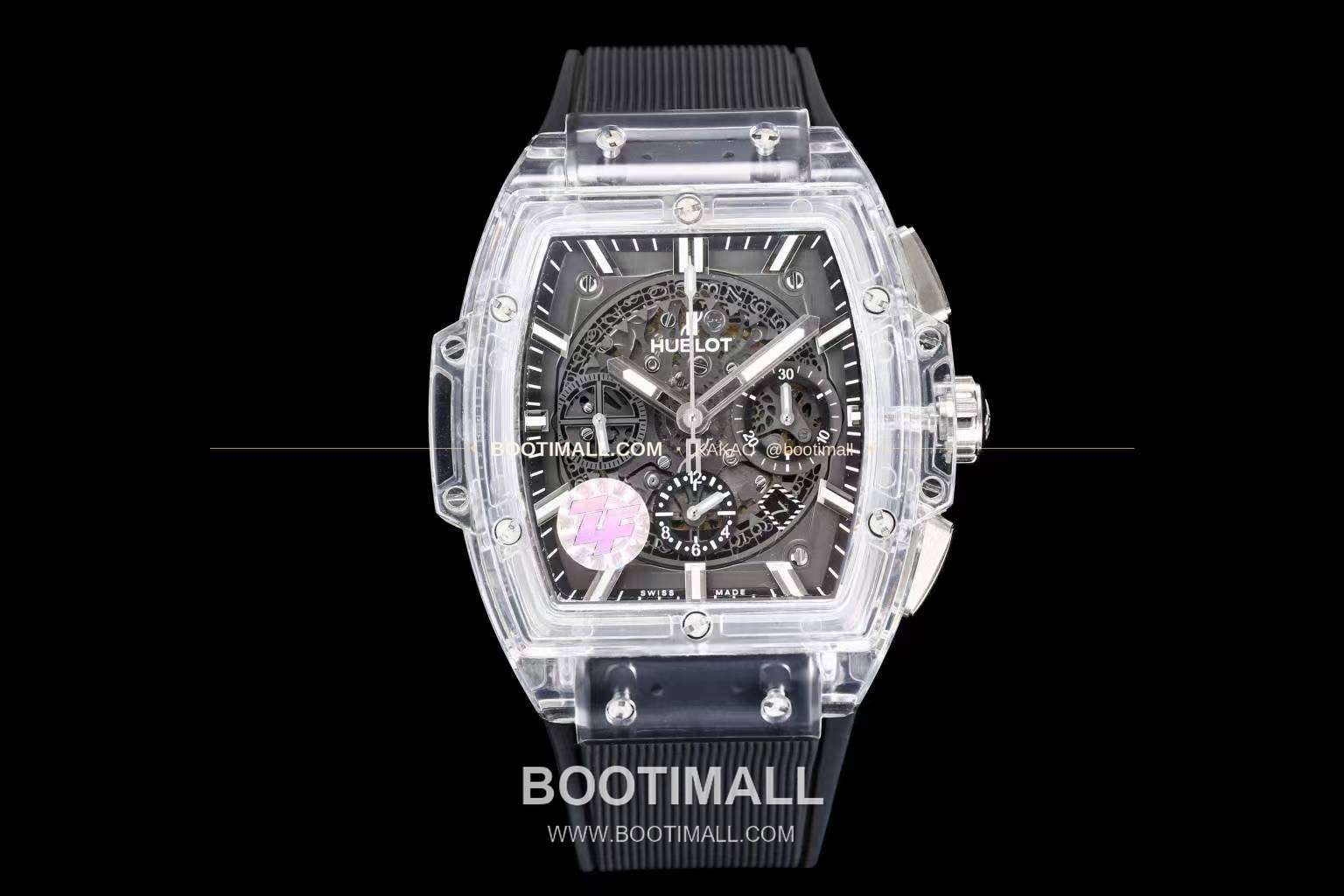 위블로 스피릿 오브 빅뱅 올클리어 스켈레톤 크로노그래프 오토매틱 Hublot Spirit of Big Bang All Clear Skeleton Chronograph Automatic 641.JX.0120.RT 42mm 1