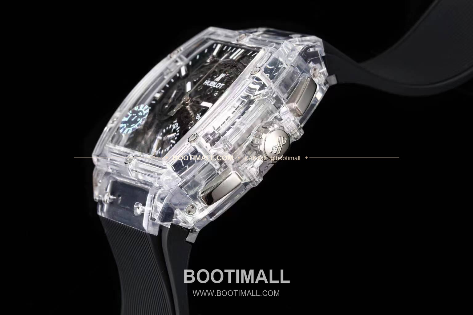 위블로 스피릿 오브 빅뱅 올클리어 스켈레톤 크로노그래프 오토매틱 Hublot Spirit of Big Bang All Clear Skeleton Chronograph Automatic 641.JX.0120.RT 42mm 4