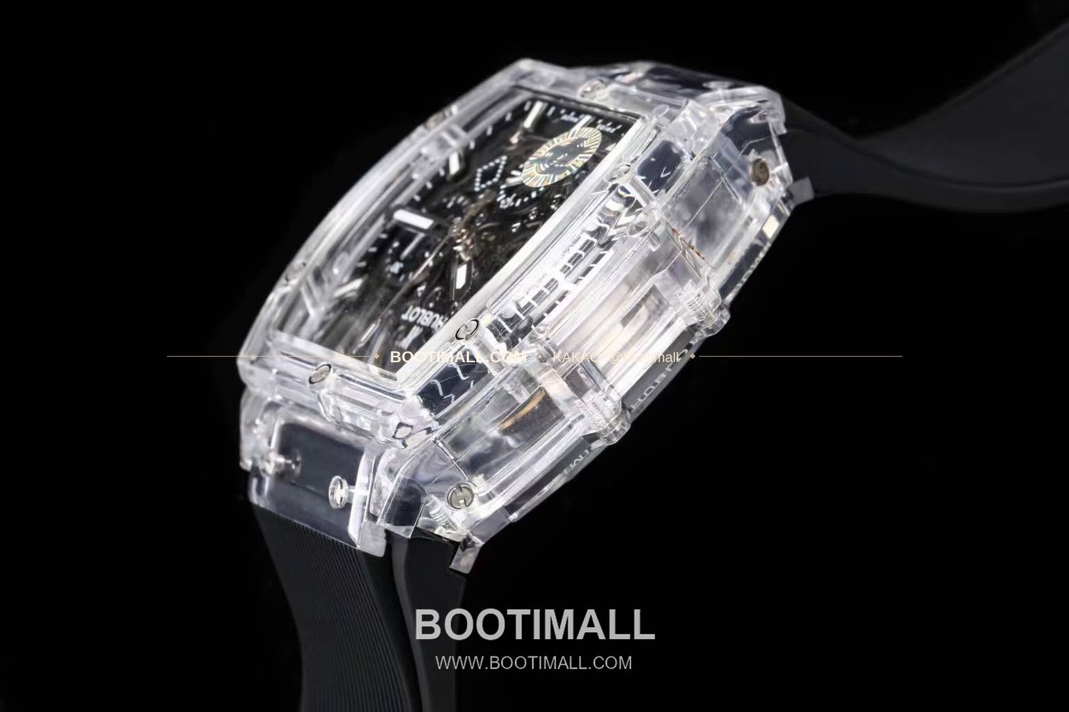 위블로 스피릿 오브 빅뱅 올클리어 스켈레톤 크로노그래프 오토매틱 Hublot Spirit of Big Bang All Clear Skeleton Chronograph Automatic 641.JX.0120.RT 42mm 5