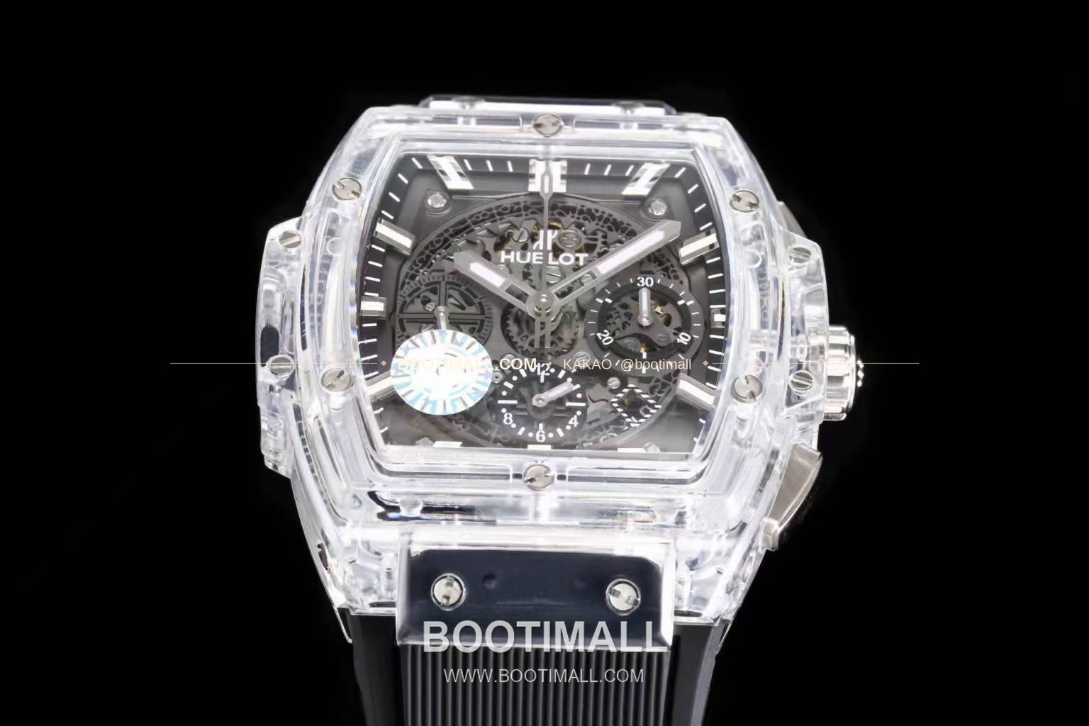 위블로 스피릿 오브 빅뱅 올클리어 스켈레톤 크로노그래프 오토매틱 Hublot Spirit of Big Bang All Clear Skeleton Chronograph Automatic 641.JX.0120.RT 42mm 6