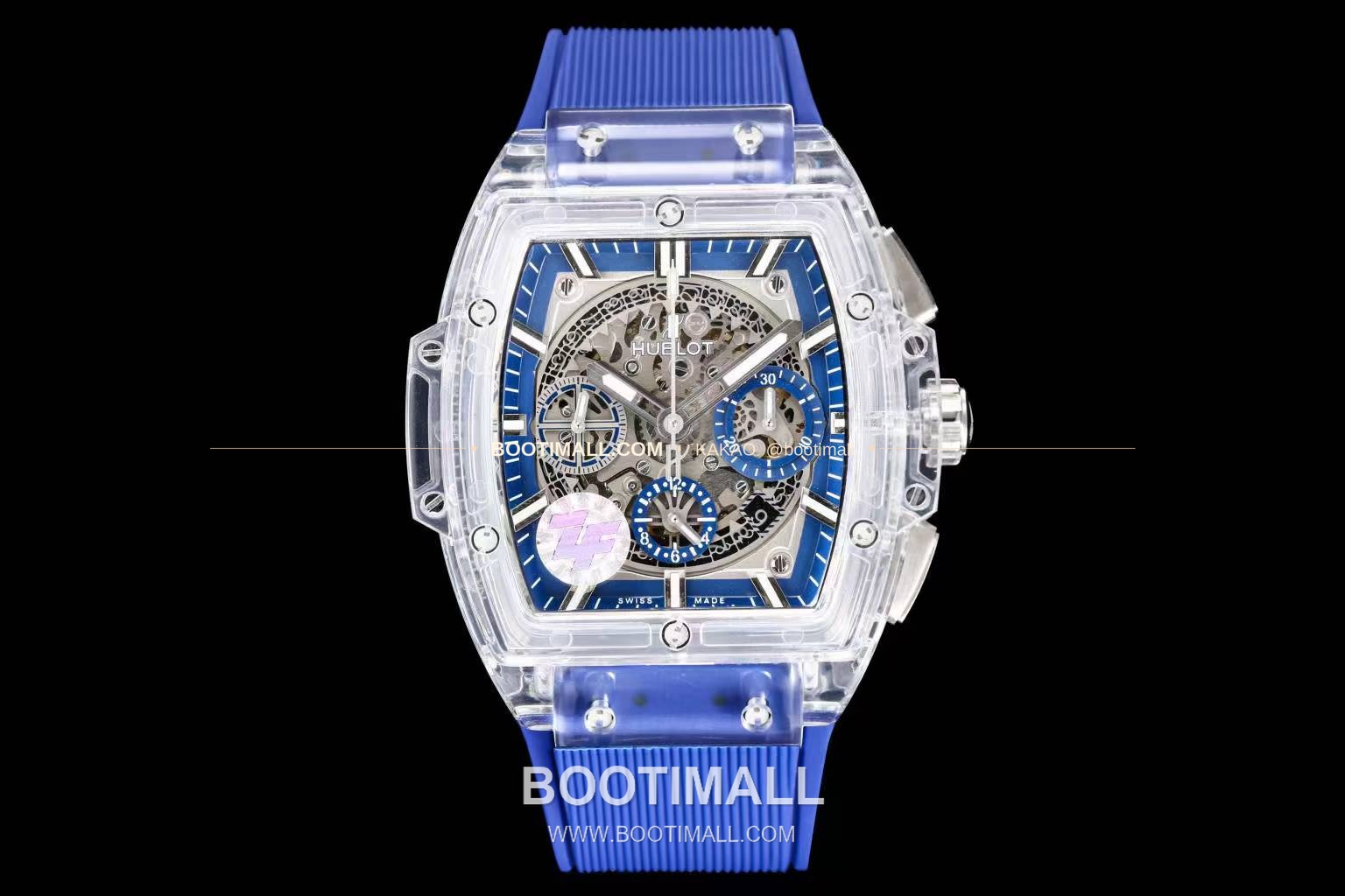 위블로 스피릿 오브 빅뱅 올클리어 스켈레톤 크로노그래프 오토매틱 Hublot Spirit of Big Bang All Clear Skeleton Chronograph Automatic 641.JX.0120.RT 42mm 1
