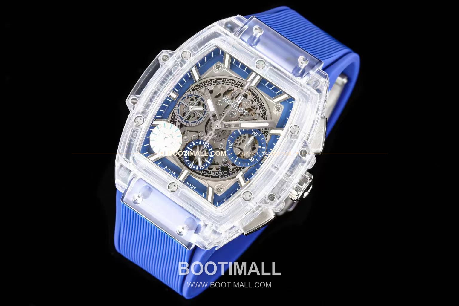위블로 스피릿 오브 빅뱅 올클리어 스켈레톤 크로노그래프 오토매틱 Hublot Spirit of Big Bang All Clear Skeleton Chronograph Automatic 641.JX.0120.RT 42mm 2
