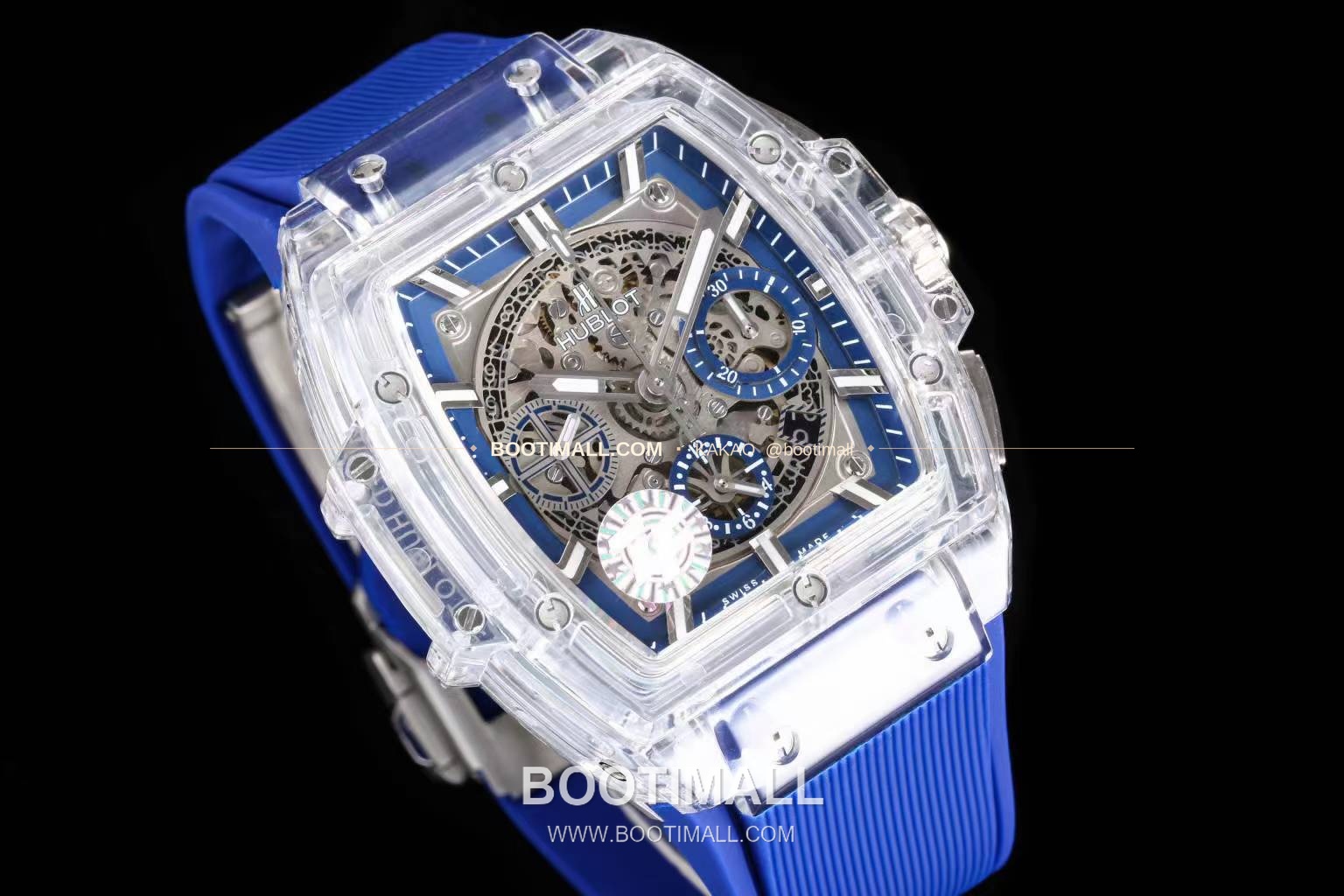 위블로 스피릿 오브 빅뱅 올클리어 스켈레톤 크로노그래프 오토매틱 Hublot Spirit of Big Bang All Clear Skeleton Chronograph Automatic 641.JX.0120.RT 42mm 3