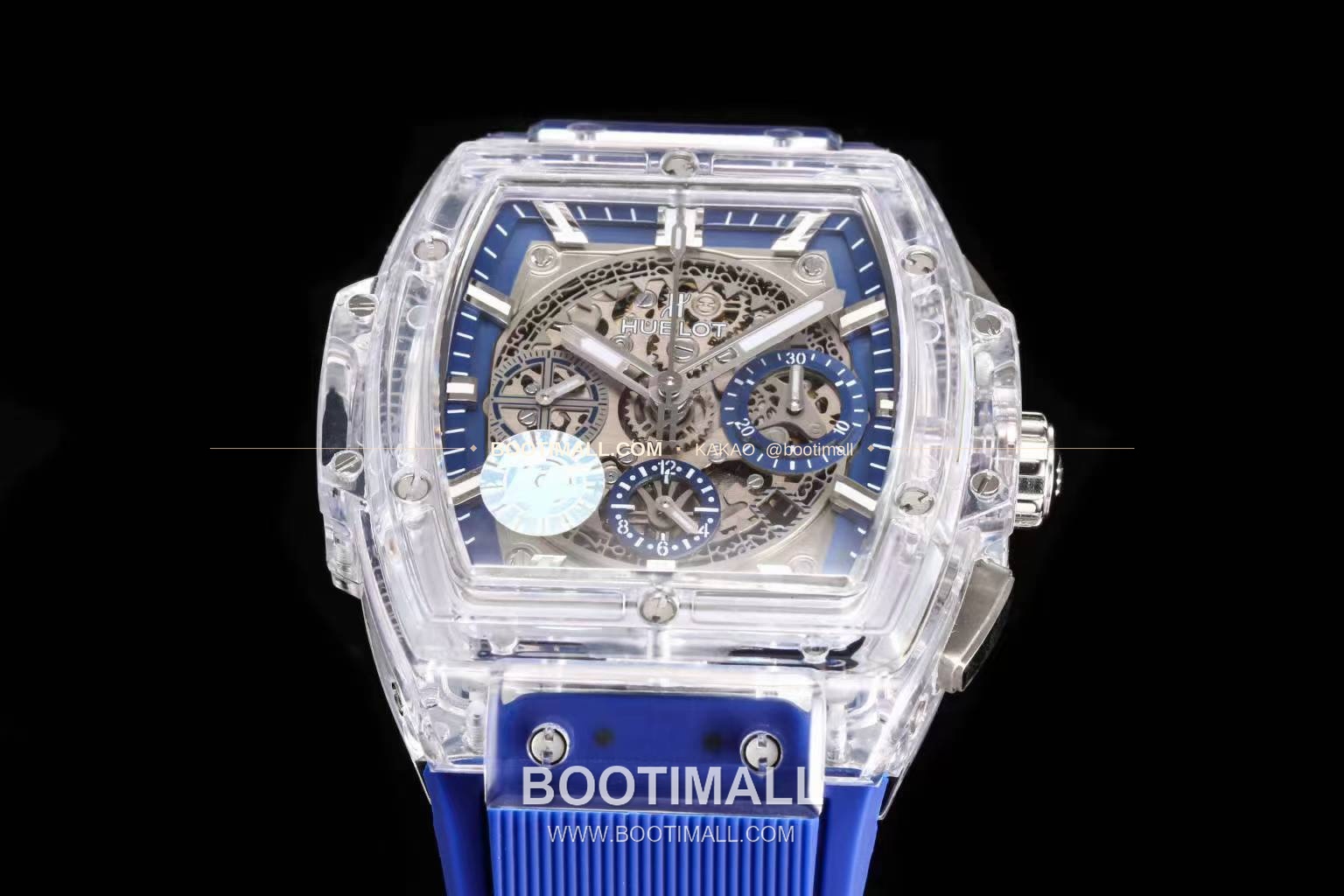 위블로 스피릿 오브 빅뱅 올클리어 스켈레톤 크로노그래프 오토매틱 Hublot Spirit of Big Bang All Clear Skeleton Chronograph Automatic 641.JX.0120.RT 42mm 6