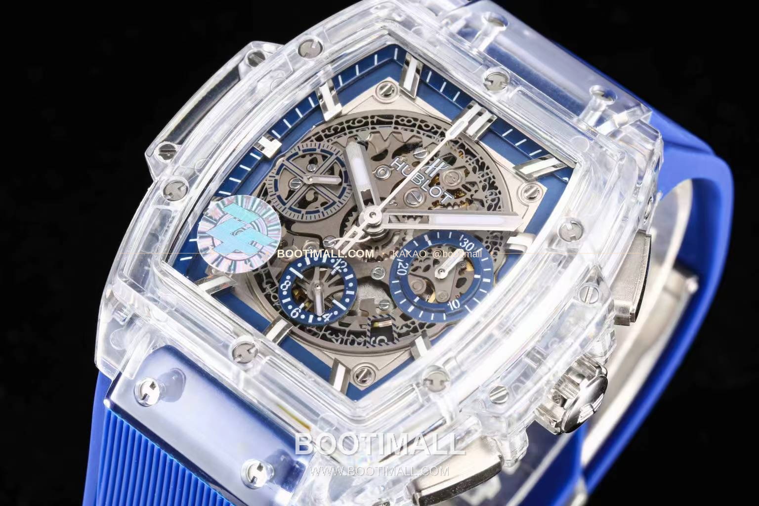 위블로 스피릿 오브 빅뱅 올클리어 스켈레톤 크로노그래프 오토매틱 Hublot Spirit of Big Bang All Clear Skeleton Chronograph Automatic 641.JX.0120.RT 42mm 8