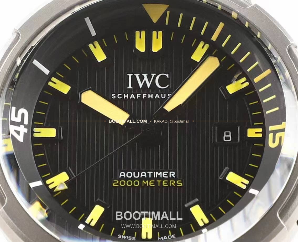 IWC 아쿠아타이머 딥 투 씨 티타늄 블랙다이얼 오토매틱 IWC Aquatimer Deep Two Titanium Black Dial Automatic 46mm 2