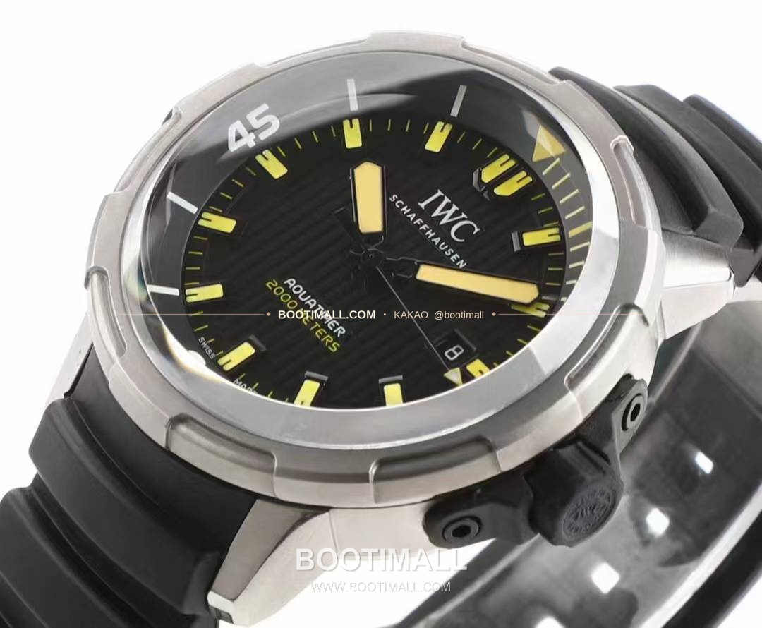 IWC 아쿠아타이머 딥 투 씨 티타늄 블랙다이얼 오토매틱 IWC Aquatimer Deep Two Titanium Black Dial Automatic 46mm 3