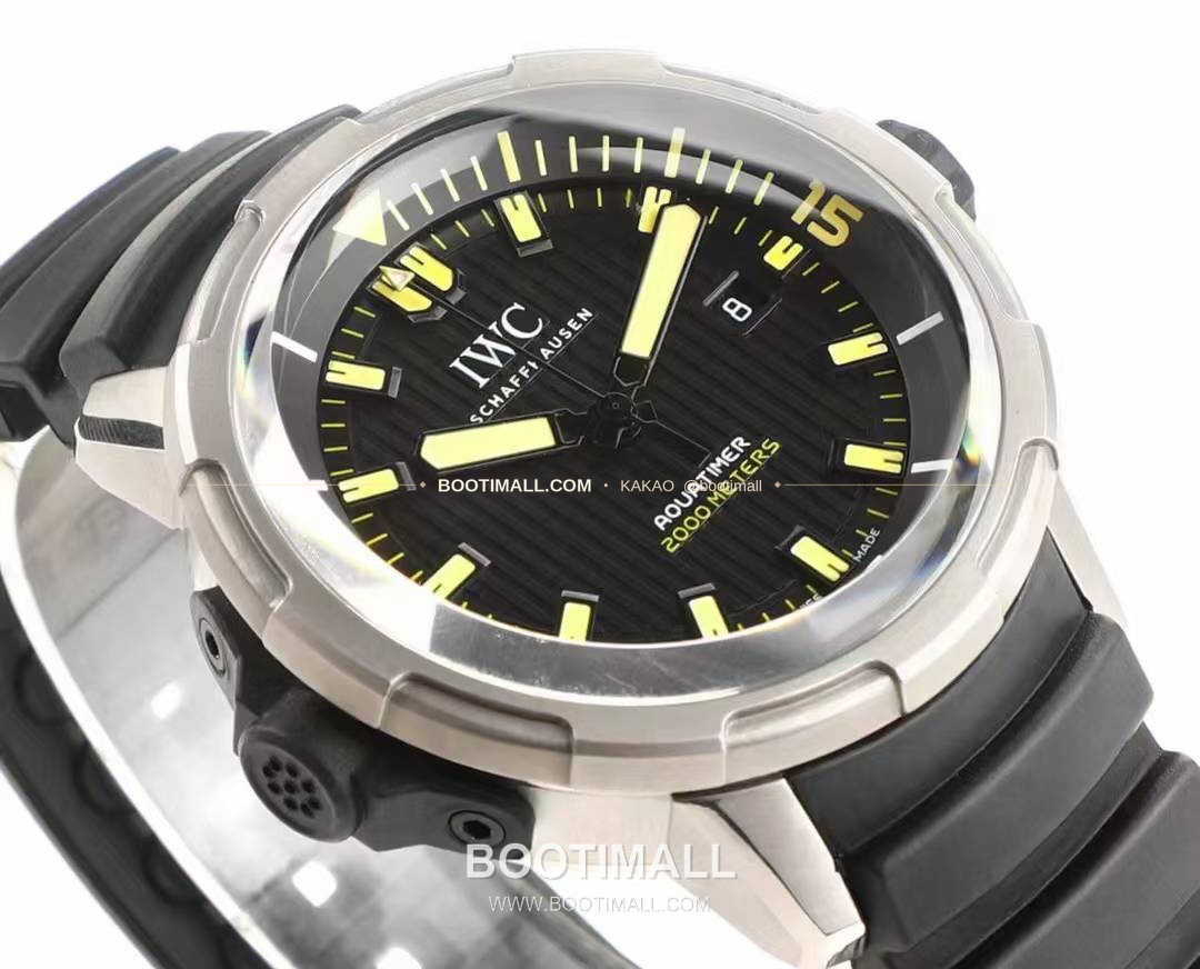 IWC 아쿠아타이머 딥 투 씨 티타늄 블랙다이얼 오토매틱 IWC Aquatimer Deep Two Titanium Black Dial Automatic 46mm 4