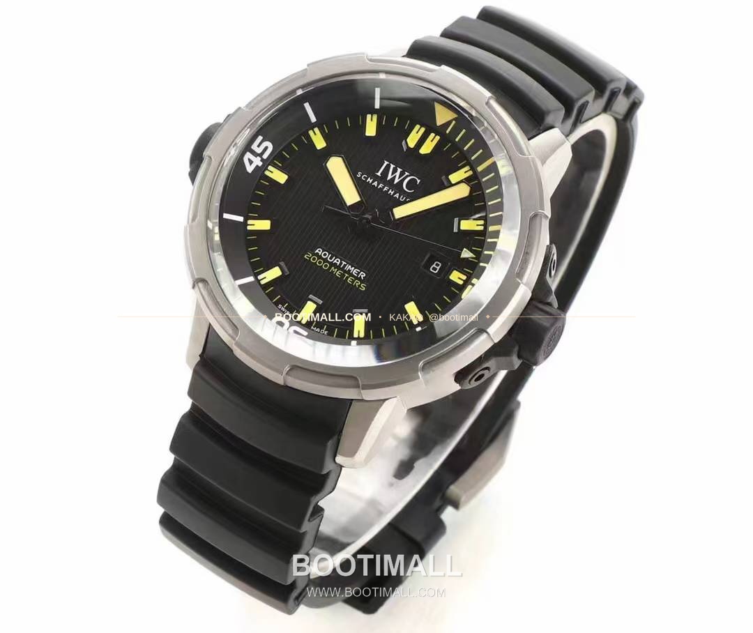 IWC 아쿠아타이머 딥 투 씨 티타늄 블랙다이얼 오토매틱 IWC Aquatimer Deep Two Titanium Black Dial Automatic 46mm 5