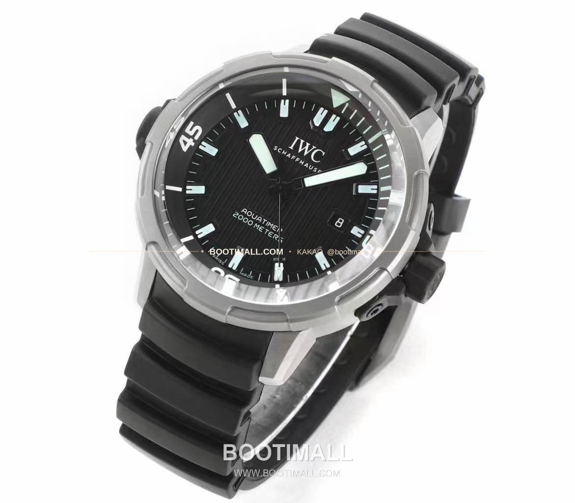 IWC 아쿠아타이머 딥 투 씨 티타늄 블랙다이얼 오토매틱 IWC Aquatimer Deep Two Titanium Black Dial Automatic 46mm 2