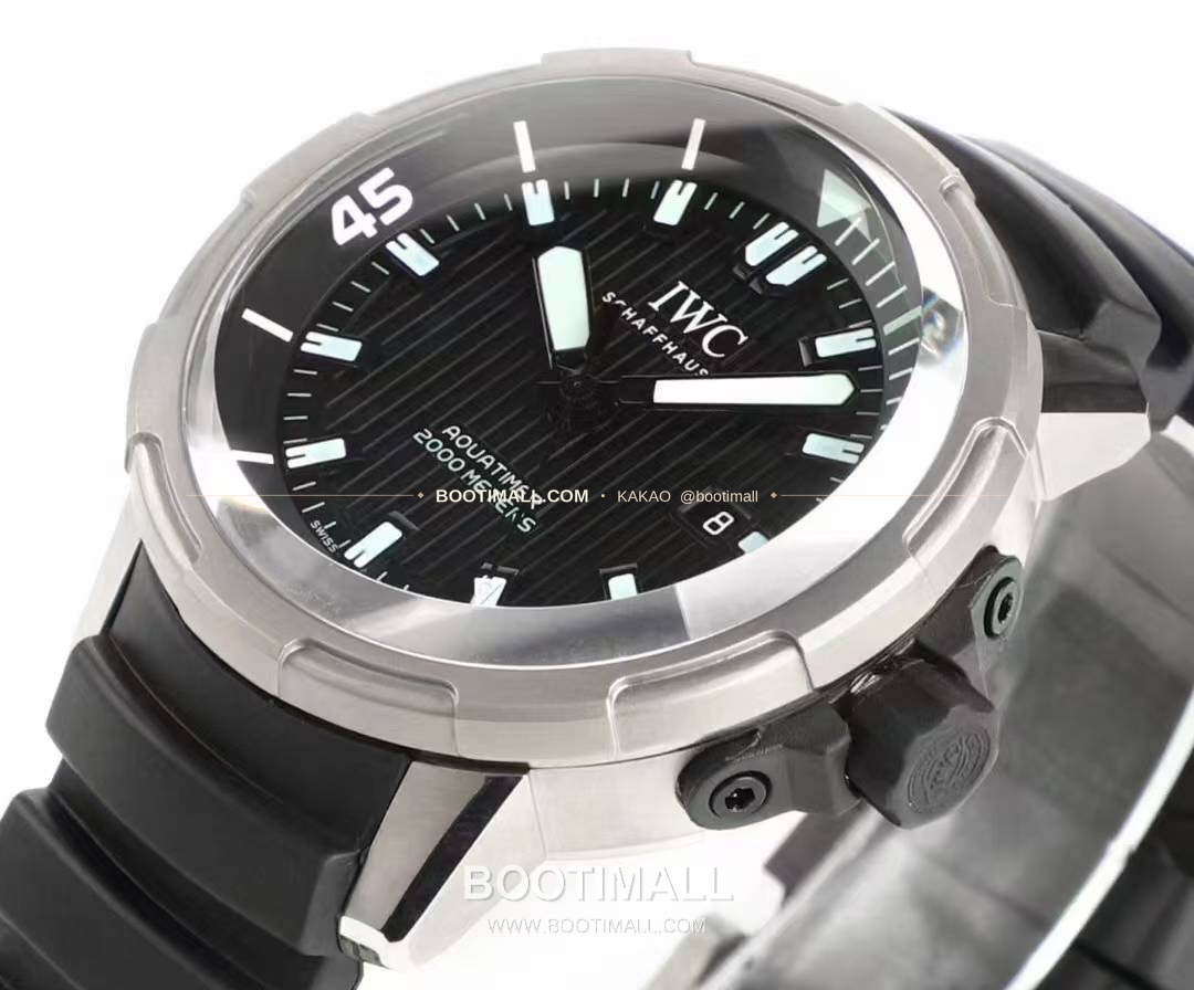 IWC 아쿠아타이머 딥 투 씨 티타늄 블랙다이얼 오토매틱 IWC Aquatimer Deep Two Titanium Black Dial Automatic 46mm 3