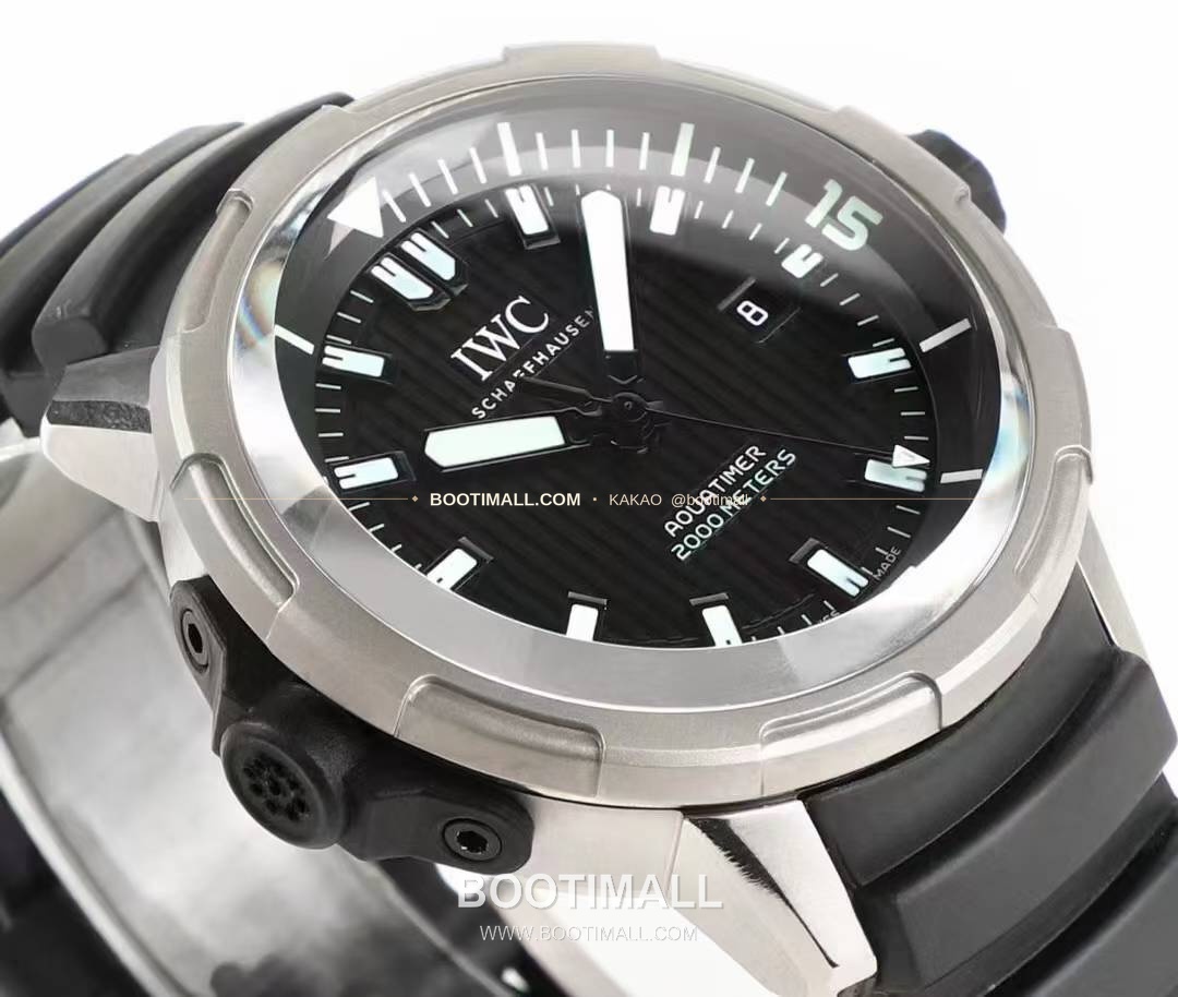 IWC 아쿠아타이머 딥 투 씨 티타늄 블랙다이얼 오토매틱 IWC Aquatimer Deep Two Titanium Black Dial Automatic 46mm 4